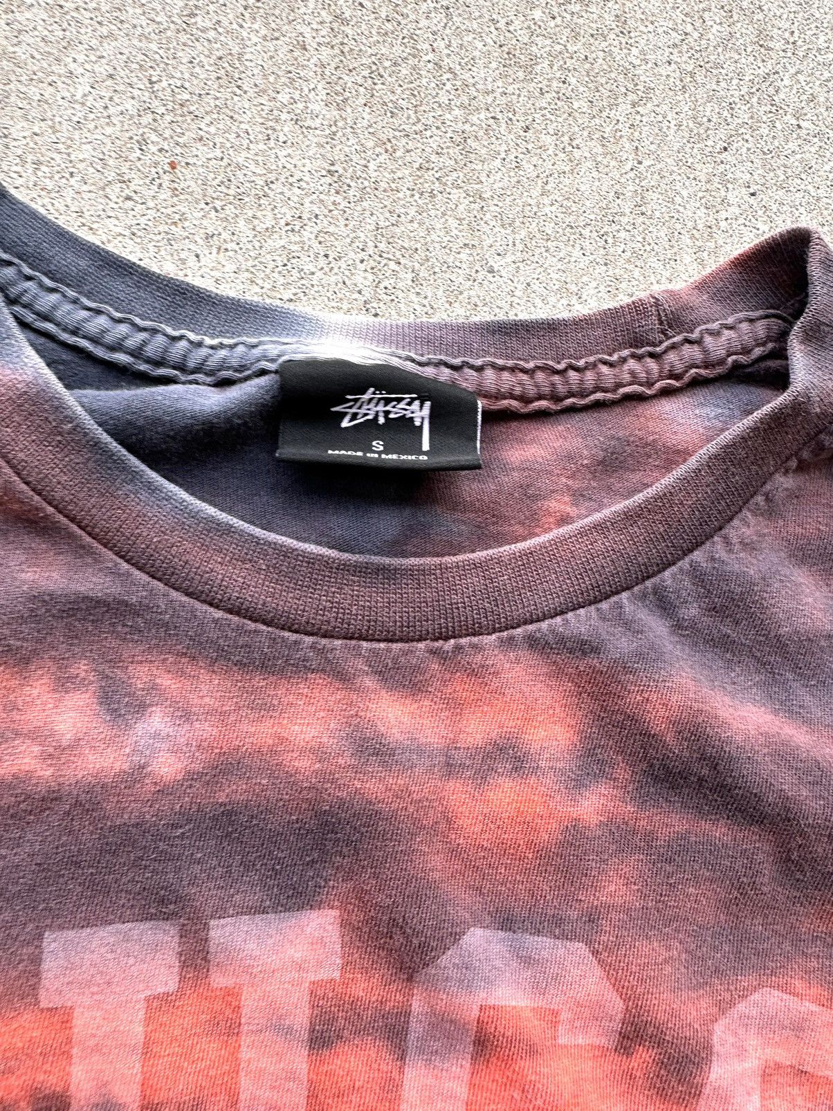 Stussy × Vintage Stussy Tee Men Size Small Tye Dye 80 Spell Out Size US S / EU 44-46 / 1 - 3 Thumbnail