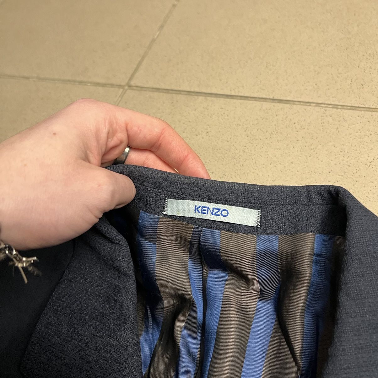 Kenzo Vintage Kenzo Homme navy blazer Size 54R - 4 Thumbnail