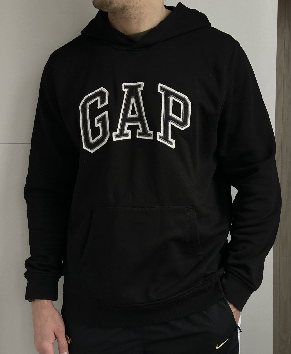 Gap GAP Hoodie Black Mens Hooded Size XL Size US XL / EU 56 / 4 - 1 Thumbnail