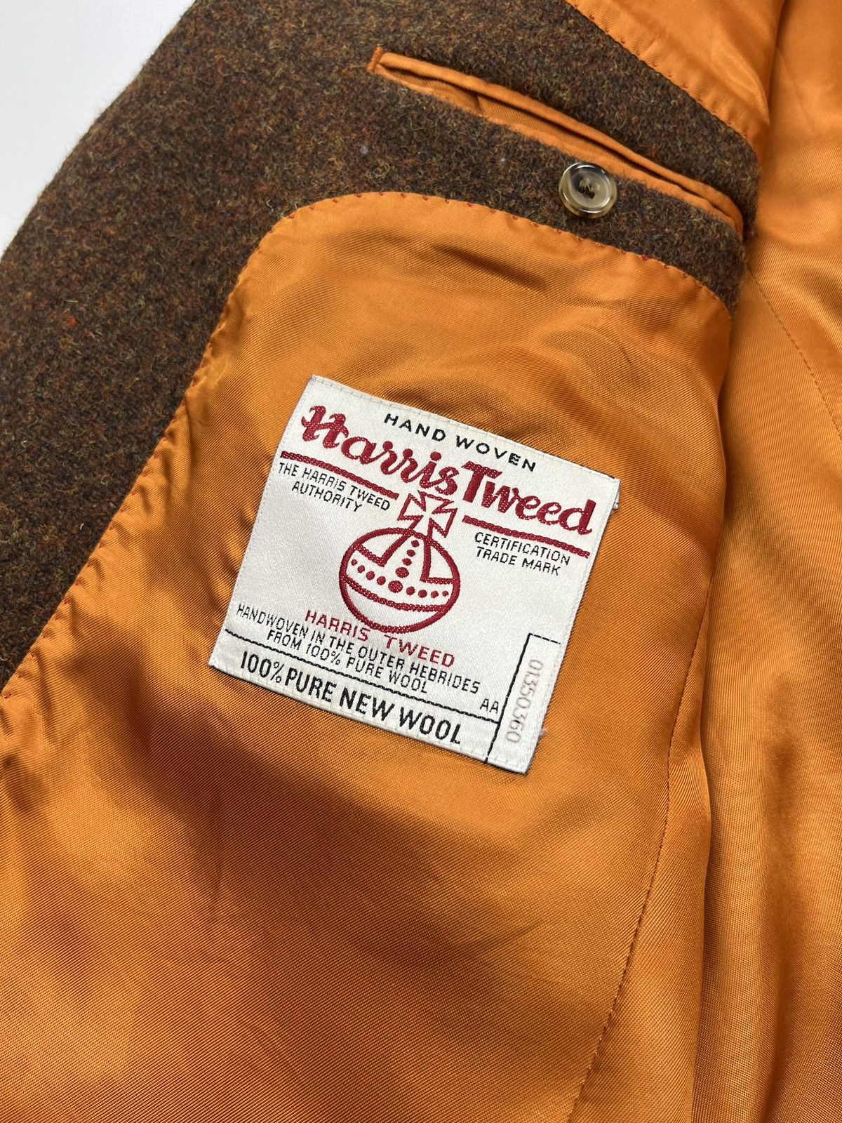 Harris Tweed Charles Robertson x Harris Tweed Men’s Blazer Jacket Wool Size 44L - 8 Thumbnail