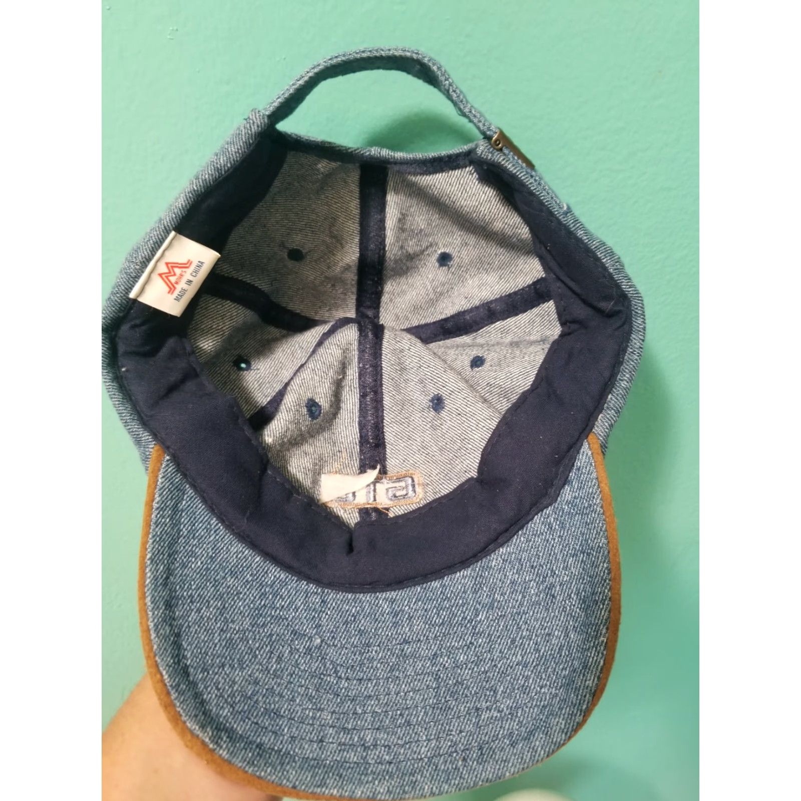 Denime VINTAGE 90s GTE Long Distance Telephone Company Embroidered Denim Cap Hat Size ONE SIZE - 4 Thumbnail