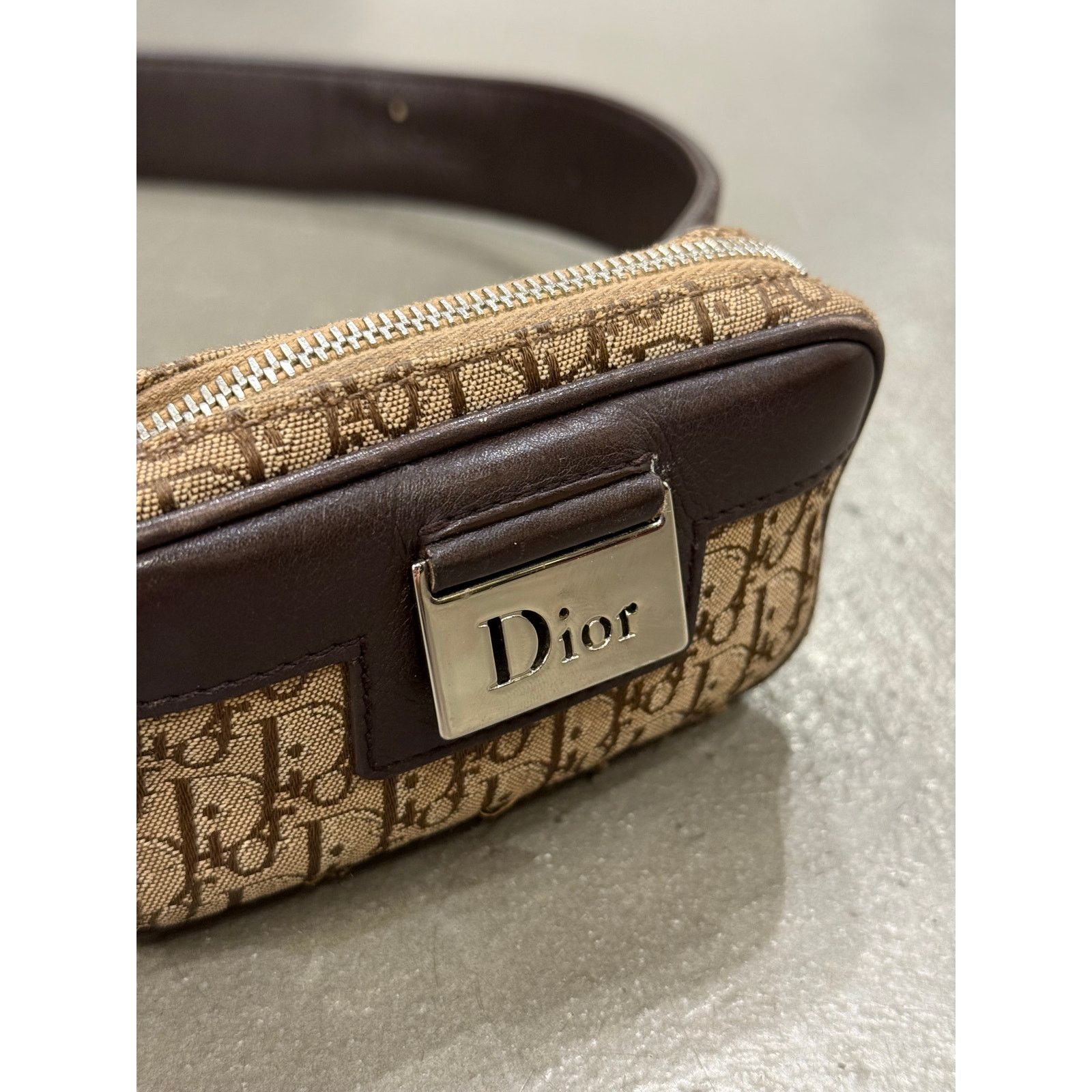 Dior 2000s Dior by Galliano monogram waist bag belt Size ONE SIZE - 5 Thumbnail