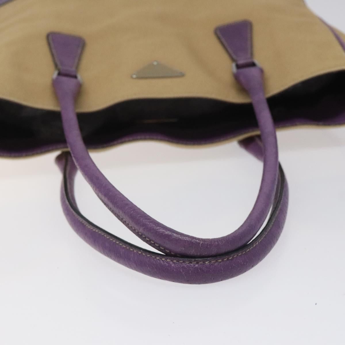 Prada PRADA Tote Bag Canvas Beige Size ONE SIZE - 7 Thumbnail