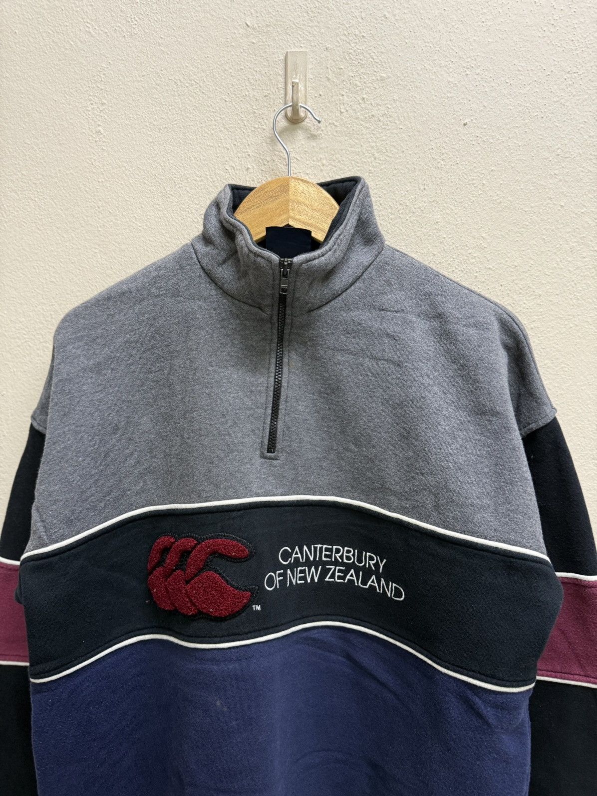 Canterbury of New Zealand Vintage Canterburry Of New Zealand Halfzipper Sweatshirt Size US M / EU 48-50 / 2 - 19 Thumbnail