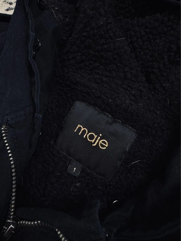 Maje Maje parka coat jacket black XS Size XS / US 0-2 / IT 36-38 - 4 Thumbnail