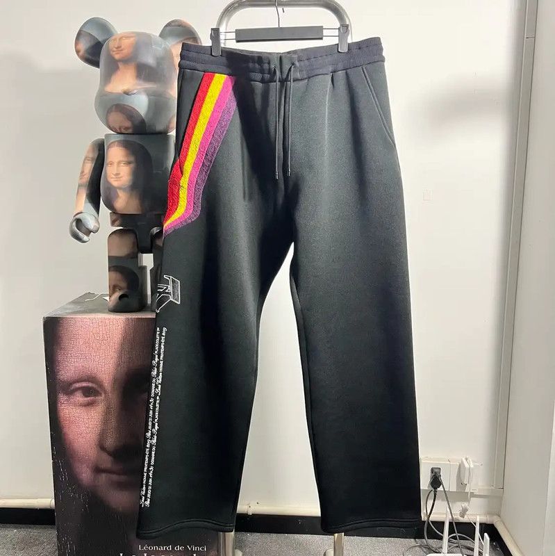 Louis Vuitton Louis Vuitton Black Cotton Casual Pants 0089 Size US 38 / EU 54 - 1 Thumbnail