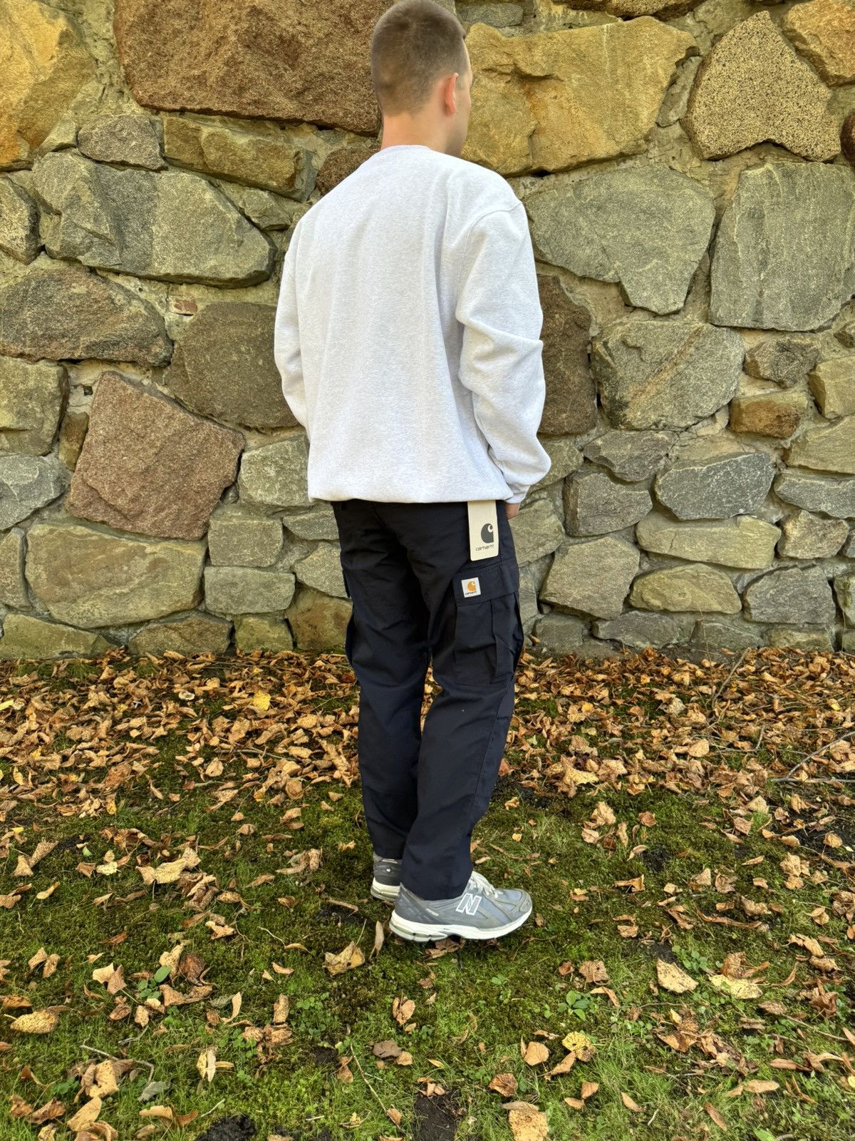 Carhartt × Designer Carhartt Regular Cargo Pant Blue Size US 31 - 2 Thumbnail