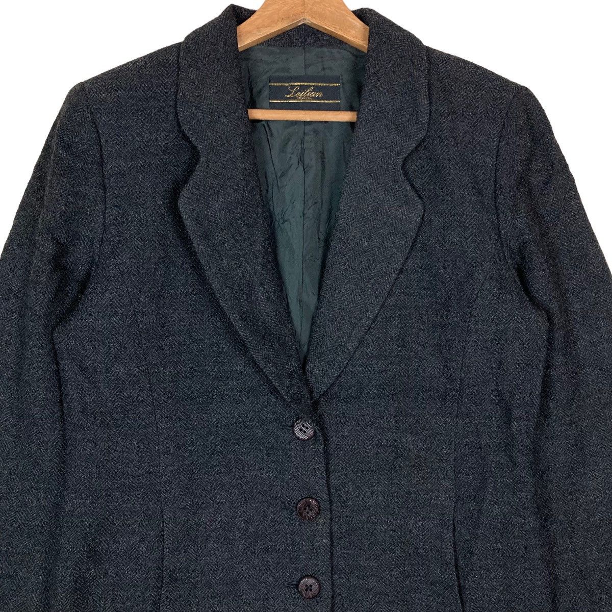 Vintage Vintage Leilian Fashion Luxury Flat Button Blazer Coat Size S / US 4 / IT 40 - 2 Thumbnail