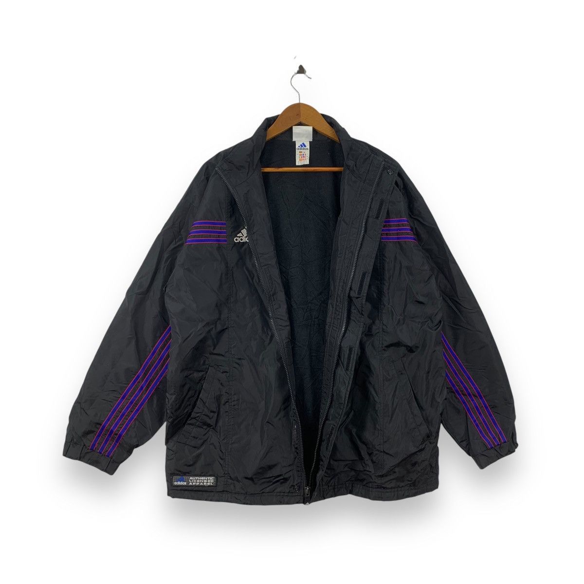 Adidas Vintage 90’ ADIDAS JAPAN NATIONAL TEAM JFA Track Jacket Size US XL / EU 56 / 4 - 4 Thumbnail
