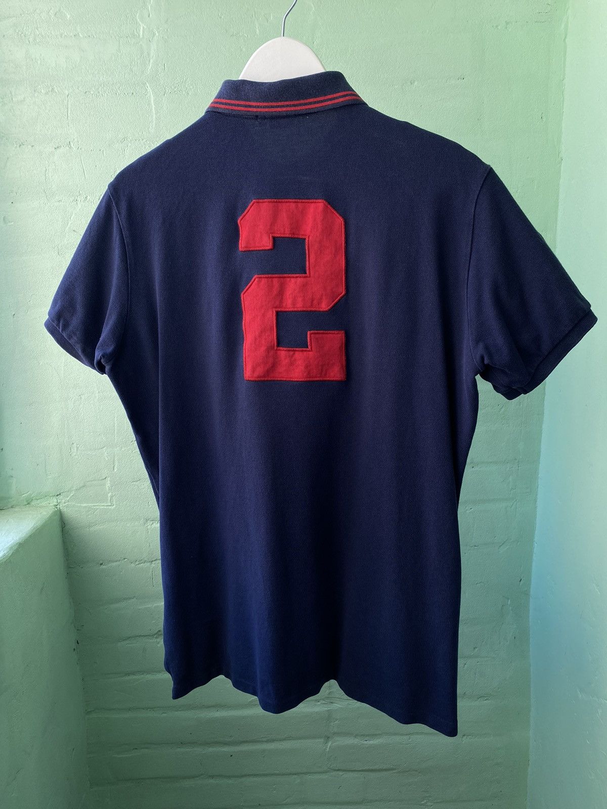 Vintage Vintage Polo Ralph Lauren Number Big Pony Chief Keef Y2K Size US L / EU 52-54 / 3 - 14 Thumbnail
