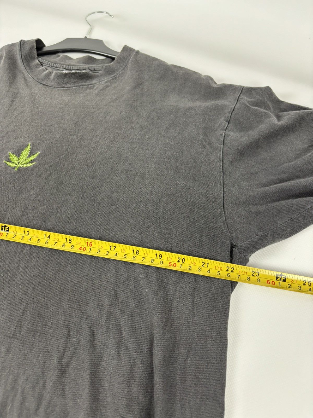 Vintage 90s Marijuana Single Stitch Trashed t shirt tee Made in USA Size US XL / EU 56 / 4 - 11 Thumbnail