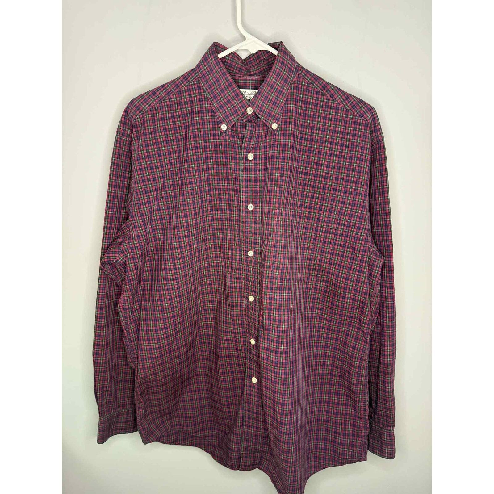 Brooks Brothers Brooks Brothers Button-Down Sport Shirt Purple Men's Size M Size US M / EU 48-50 / 2 - 2 Thumbnail
