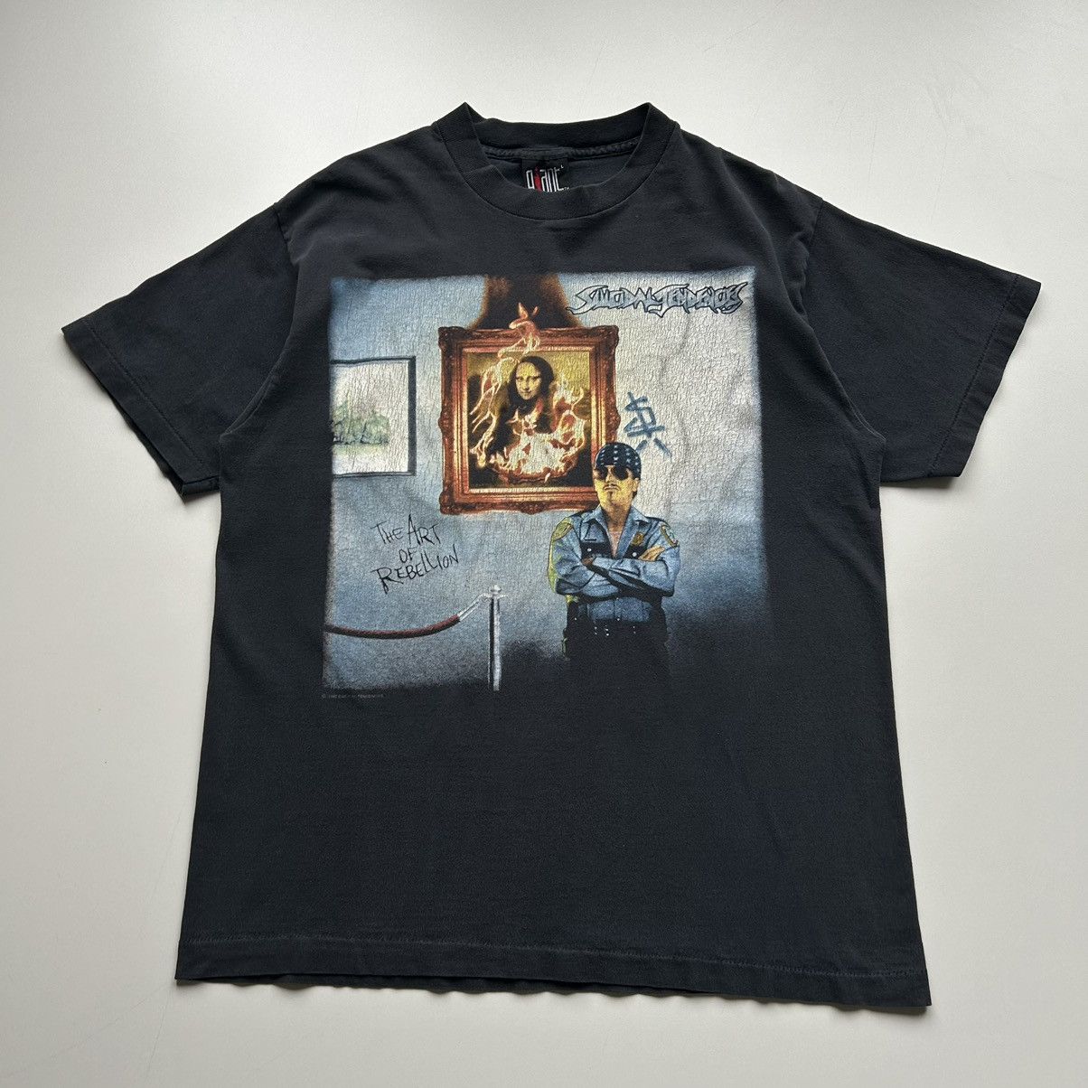 image of Band Tees Vintage 1992 Suicidal Tendencies Tour Graphic T Shirt in Black, Men's (Size Large)