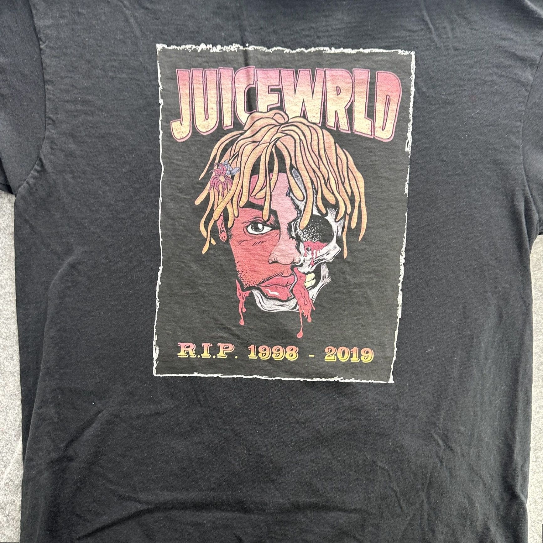 Vintage VINTAGE not applicable (skip) Juice WRLD Shirt Mens XL Black R.I.P. 1998 2019 Memorial Rap Tee Hip Hop Graphic Size US XL / EU 56 / 4 - 3 Thumbnail