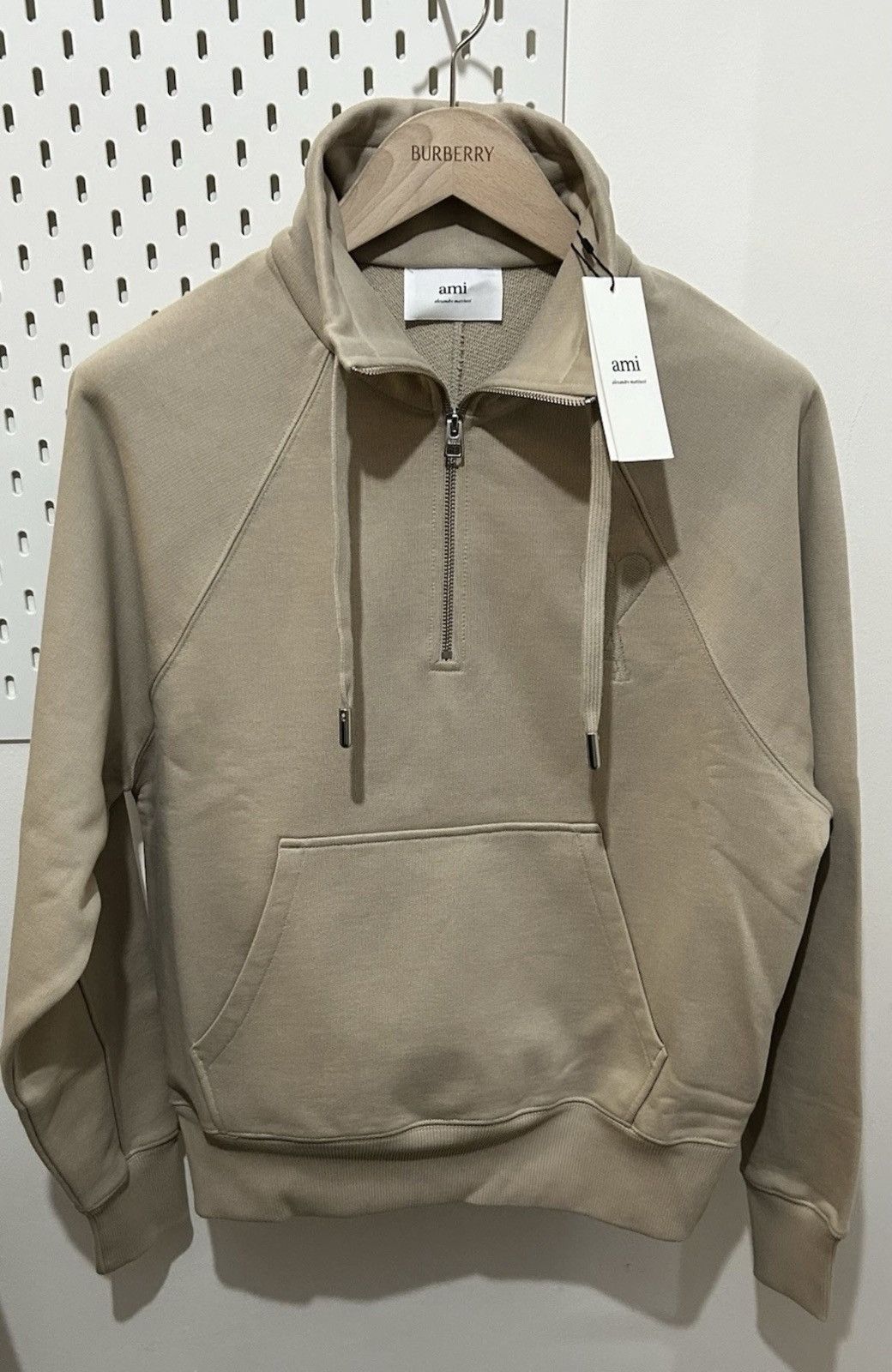 AMI Ami Paris Ami de Coeur Half-Zip Boxy Fit Sweatshirt Small Size US S / EU 44-46 / 1 - 1 Thumbnail