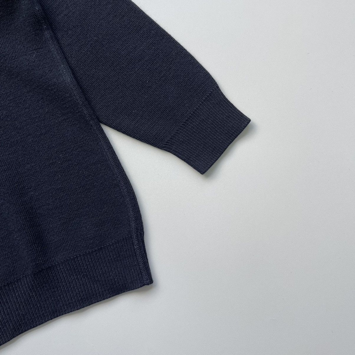 Lacoste × Vintage Lacoste Women Vintage Wool/Acrylic Knit Sweater Navy Size M / US 6-8 / IT 42-44 - 4 Thumbnail