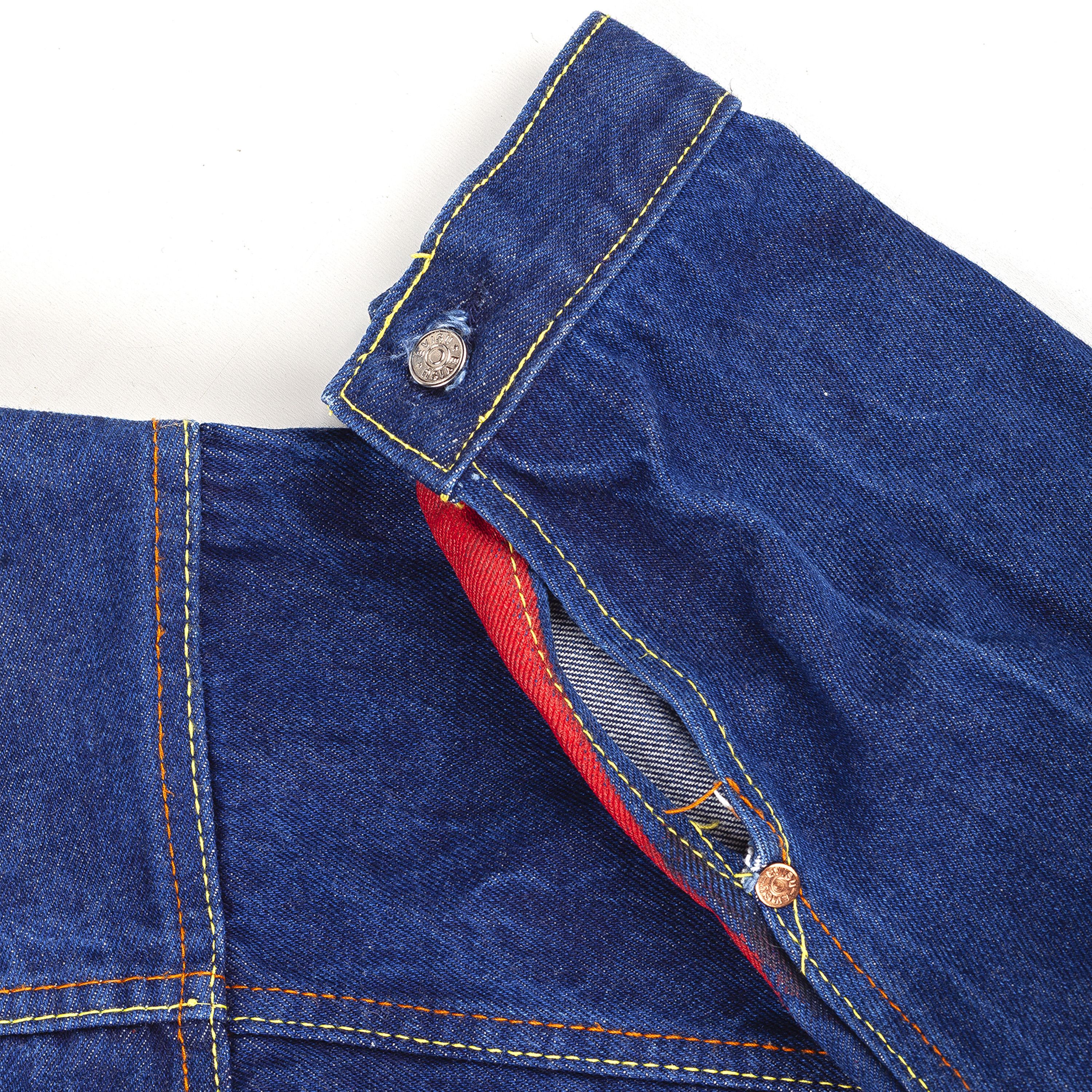 Evisu Evisu Vintage Denim Handwritten Back Logo Jacket Size US L / EU 52-54 / 3 - 9 Thumbnail