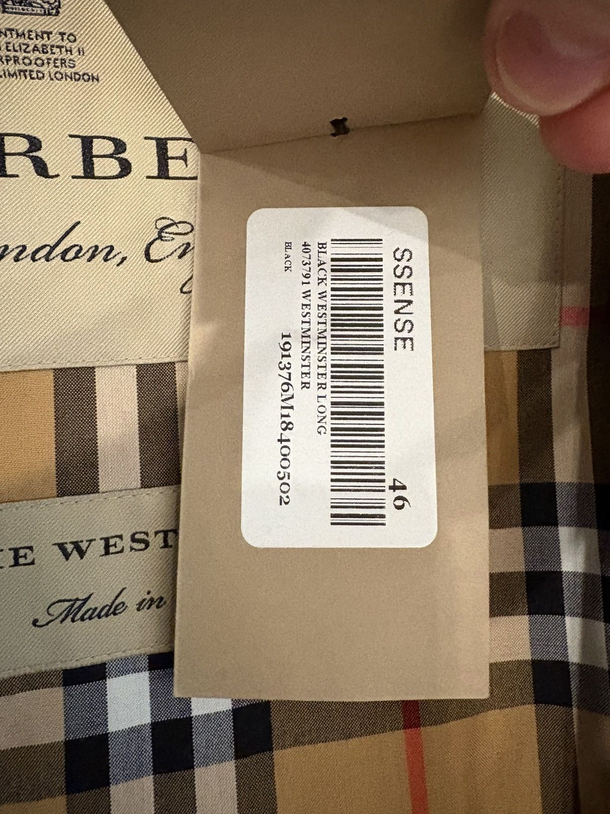Burberry Burberry Trench Coat Black Brand New Size US S / EU 44-46 / 1 - 6 Thumbnail