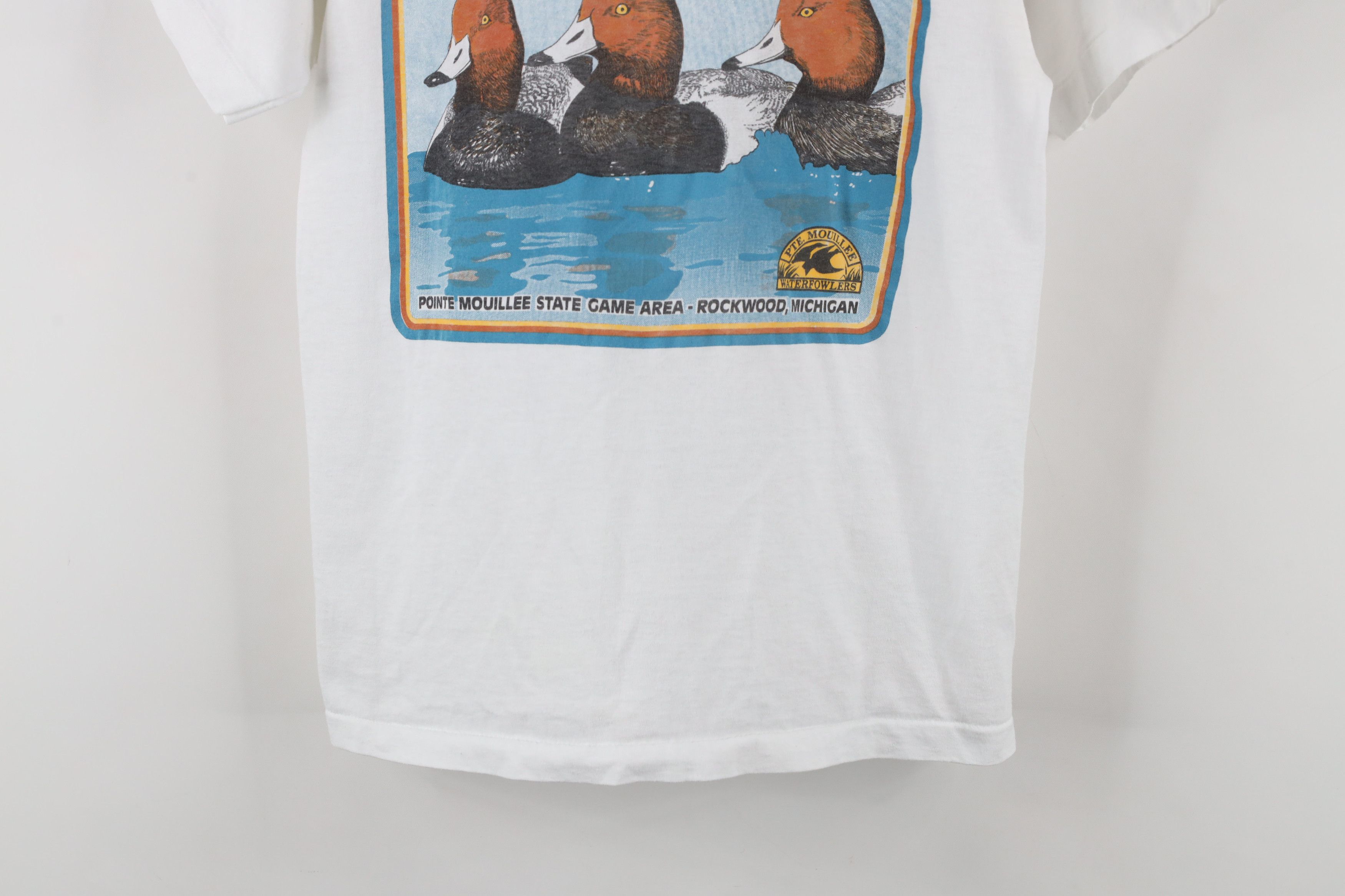 Vintage Vintage 80s 1989 Michigan Contest PTE Mouillee T-Shirt USA Size US S / EU 44-46 / 1 - 3 Thumbnail