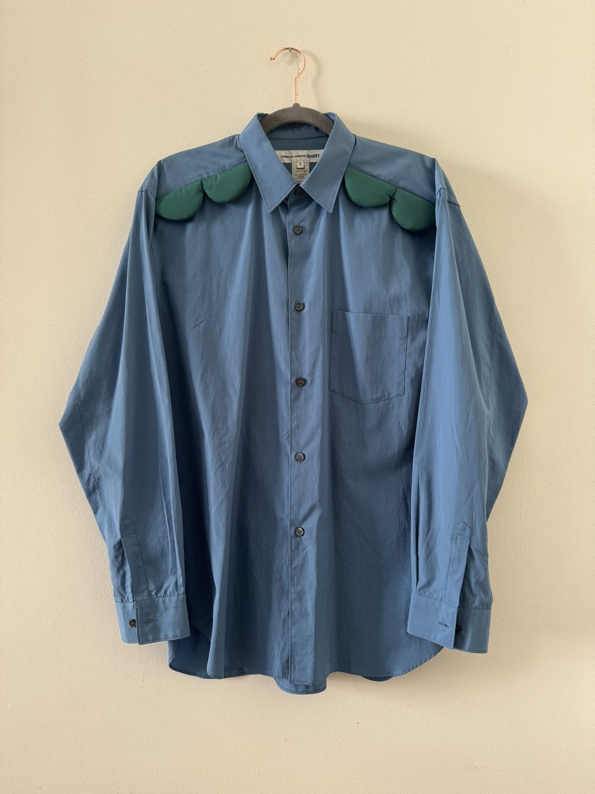 Comme des Garcons SHIRT COMME DES GARÇONS SHIRT blue padded SHIRT Size US L / EU 52-54 / 3 - 3 Thumbnail