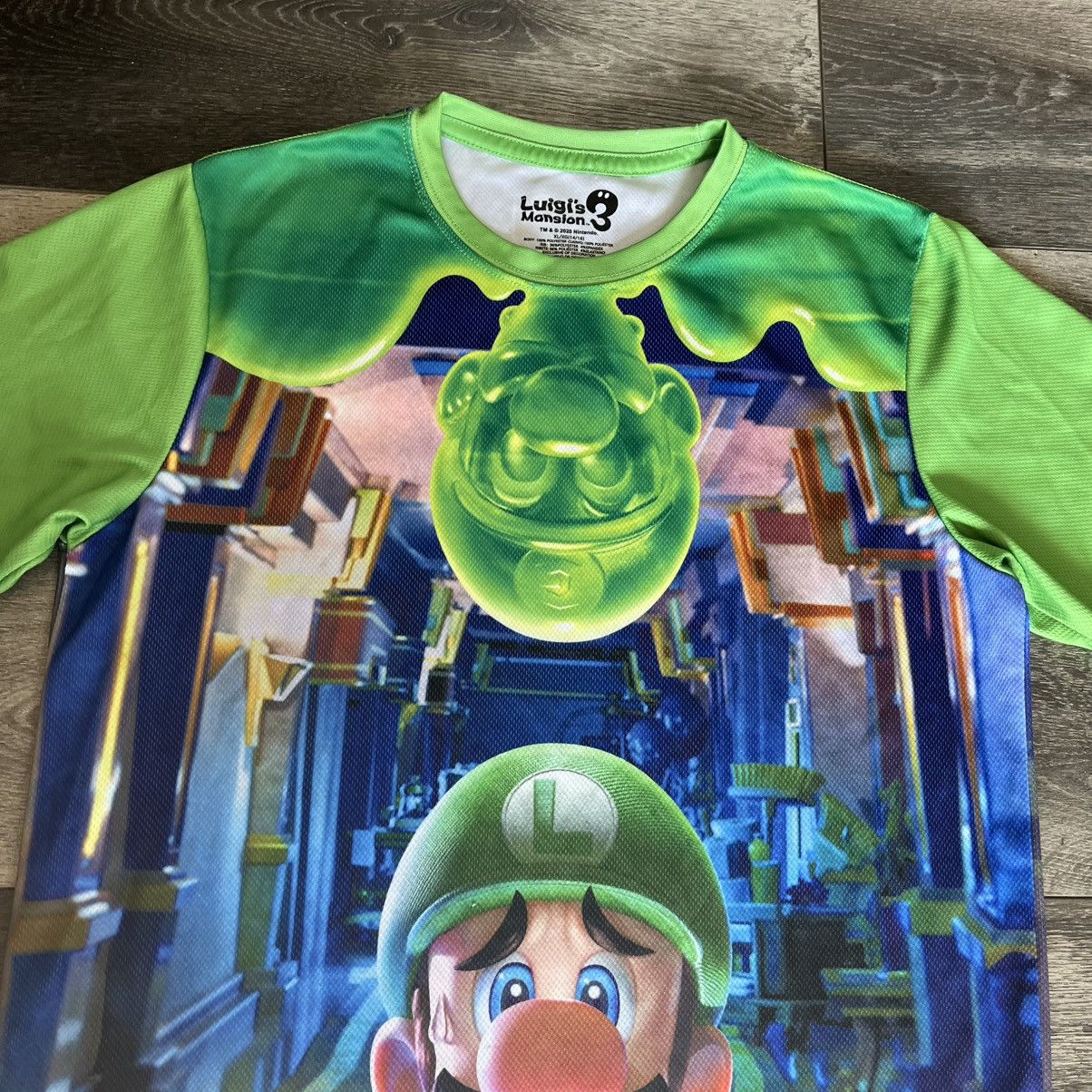 Nintendo Nintendo Luigi’s Mansion 3 Video Game 3D Logo Jersey T Shirt Size US S / EU 44-46 / 1 - 4 Thumbnail