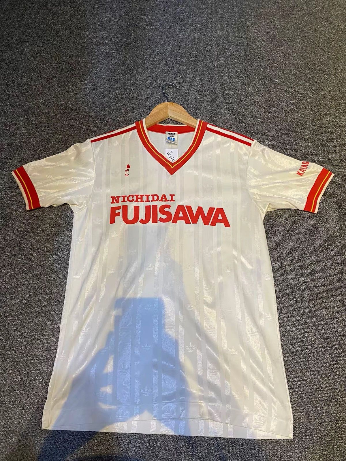 Adidas Adidas Vintage Jersey Nichidai Fujisawa 🇯🇵 Size US S / EU 44-46 / 1 - 1 Thumbnail