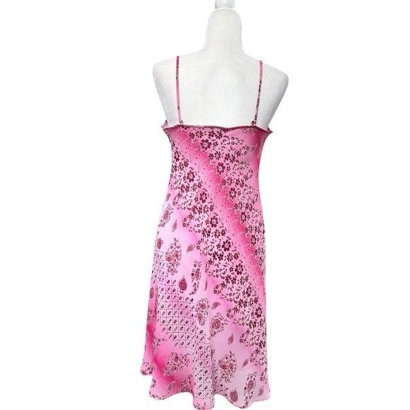 Vintage Vintage 90’s “Scarlett” Pink Floral Slip Dress Size M / US 6-8 / IT 42-44 - 3 Thumbnail