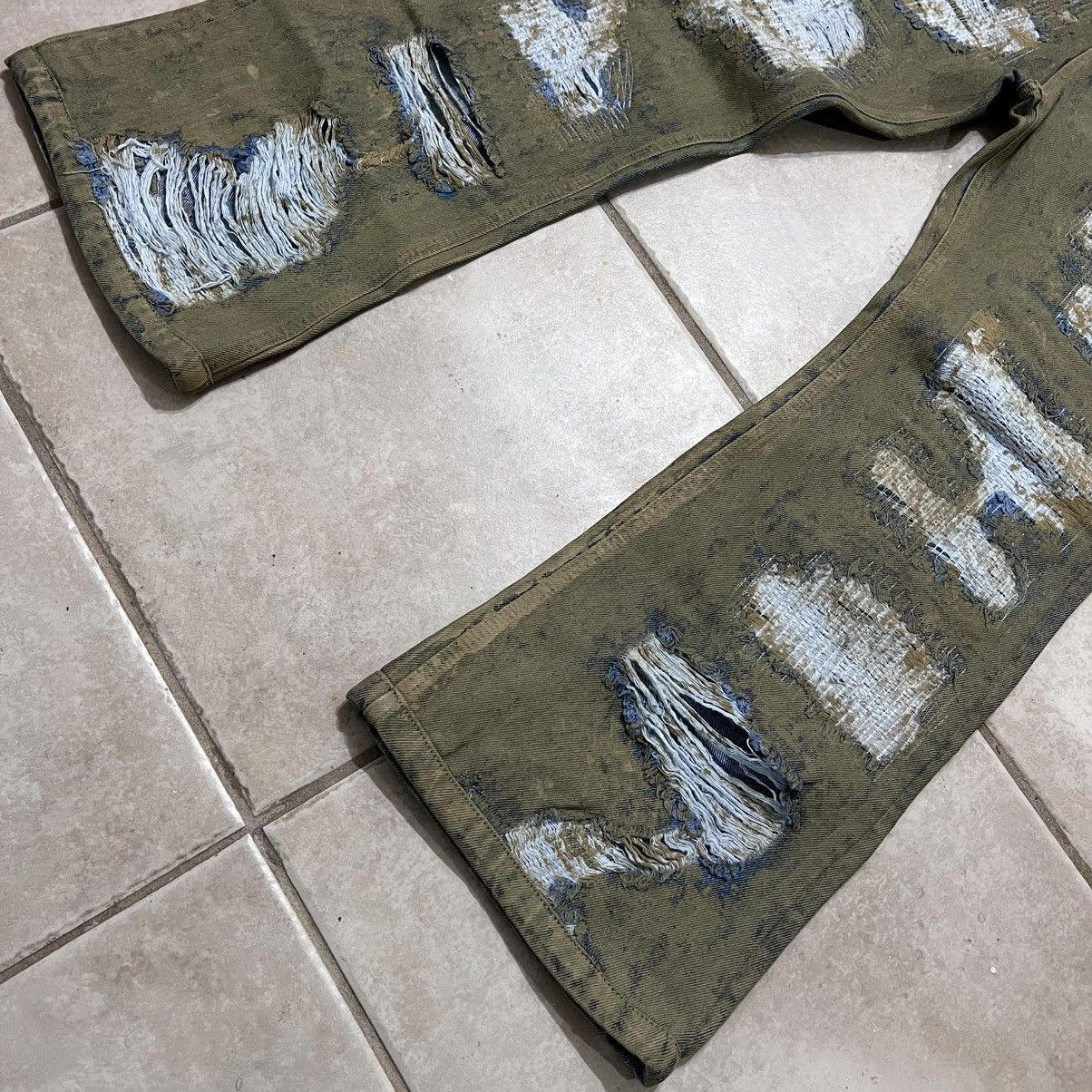 Other Size 32 - Flaneur Repaired Metropole Bootcut Flared Jeans FH Size US 32 / EU 48 - 3 Thumbnail