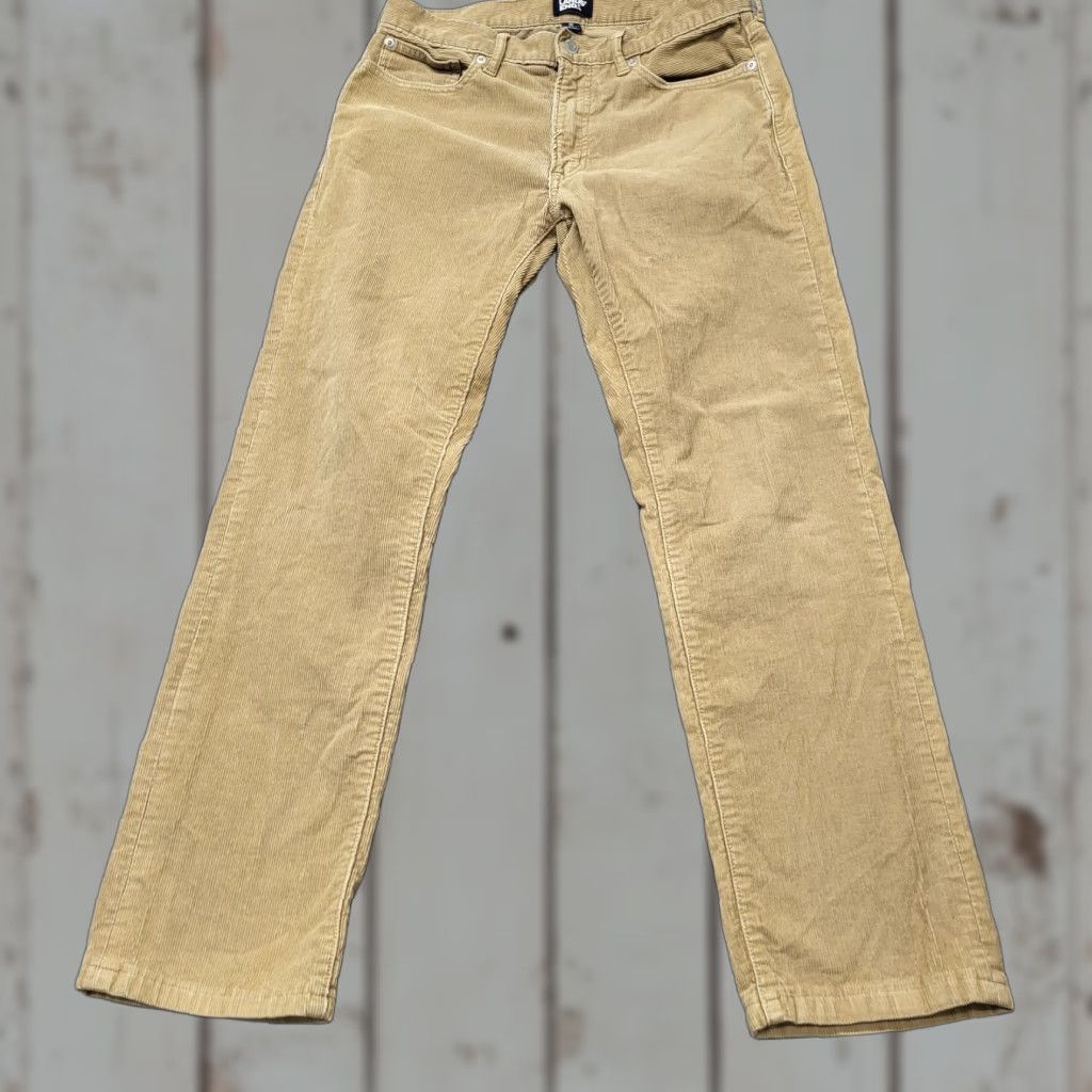 Lands' End Lands' End Corduroy Pants Men Size 30 Khaki Tan Traditional Fit Cotton Blend Straight Leg Pockets Size US 30 / EU 46 - 1 Thumbnail