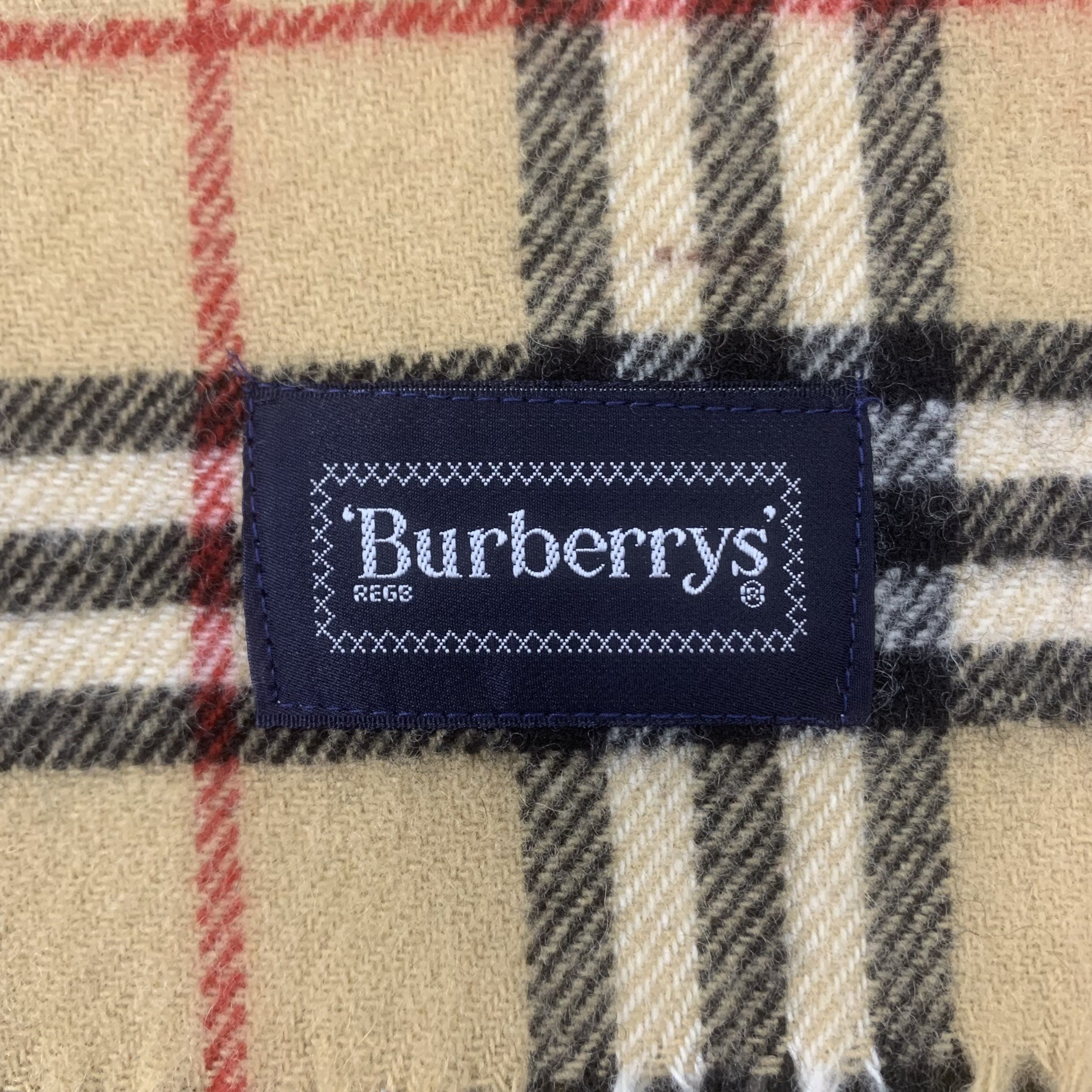 Burberry Burberry Scarf Wool Muffler Neck Wrap BL9288 Size ONE SIZE - 6 Thumbnail