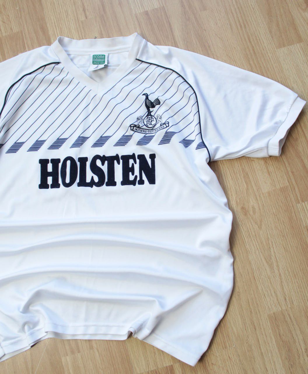 Vintage 🔥 Tottenham Hotspur 1986 1987 Retro Score Draw Jersey Shirt Size US L / EU 52-54 / 3 - 2 Thumbnail