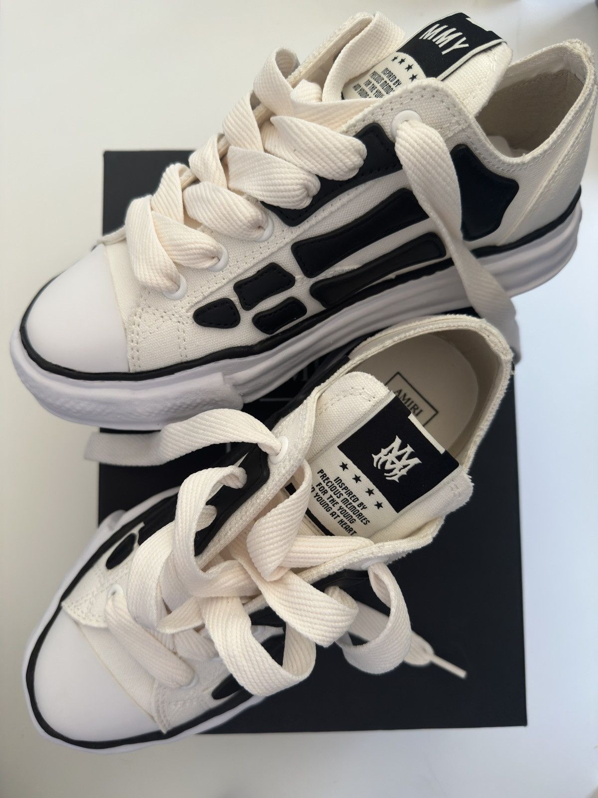 Maison MIHARA YASUHIRO MMY Bones Amiri x Maison Mihara Yasuhiro Alabaster Size US 10 / EU 43 - 1 Thumbnail