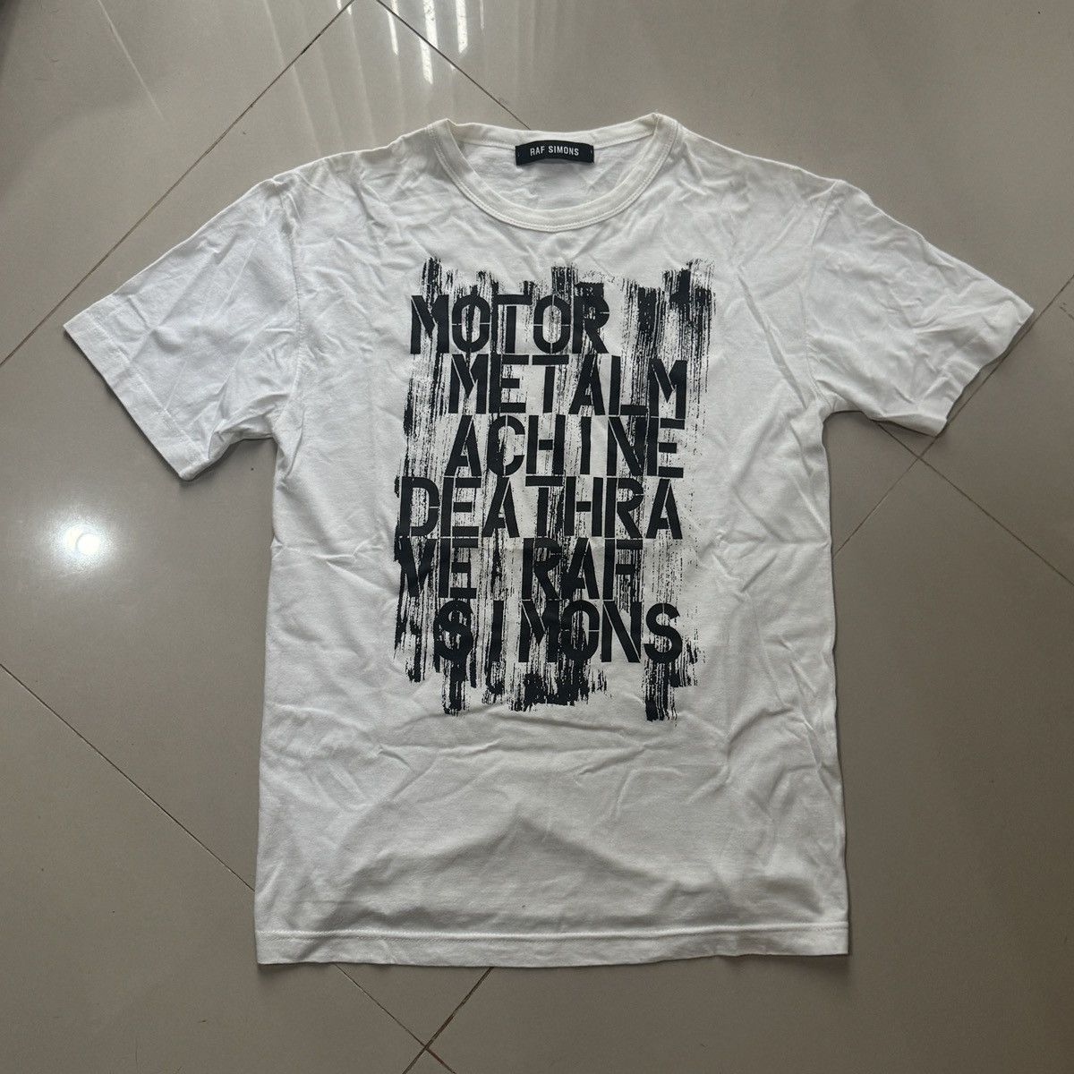 Raf Simons RAF SIMONS x MOTOR MACHINE ELECTRO BAND SHIRT Size US S / EU 44-46 / 1 - 1 Thumbnail