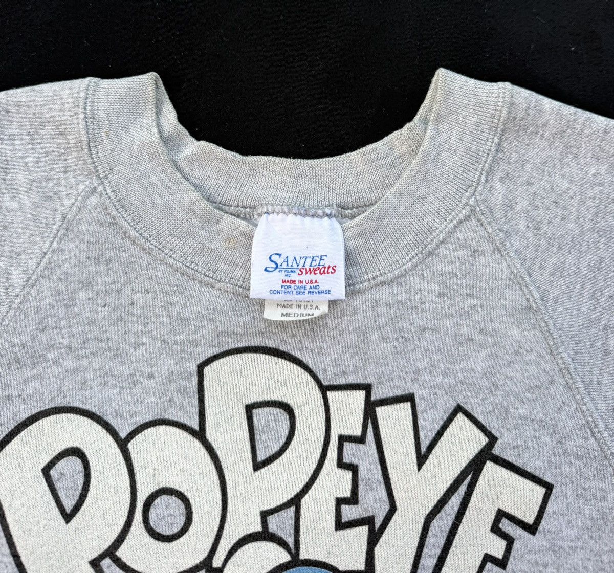 Vintage Vintage 1993 Popeye Sweatshirt SANTEE USA Cartoon Crewneck Size US M / EU 48-50 / 2 - 17 Thumbnail