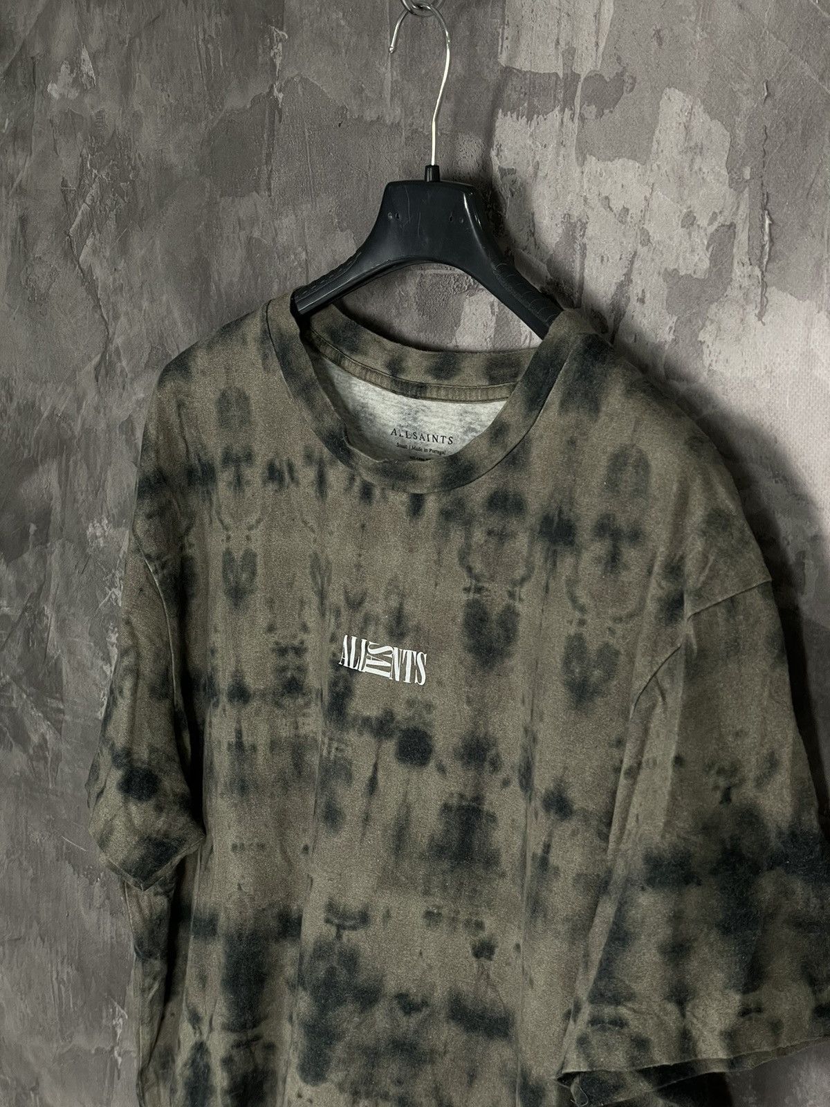 Allsaints × Japanese Brand Avant Garde Y2K Japanese Style Tie Dye T shirt Size US S / EU 44-46 / 1 - 7 Thumbnail