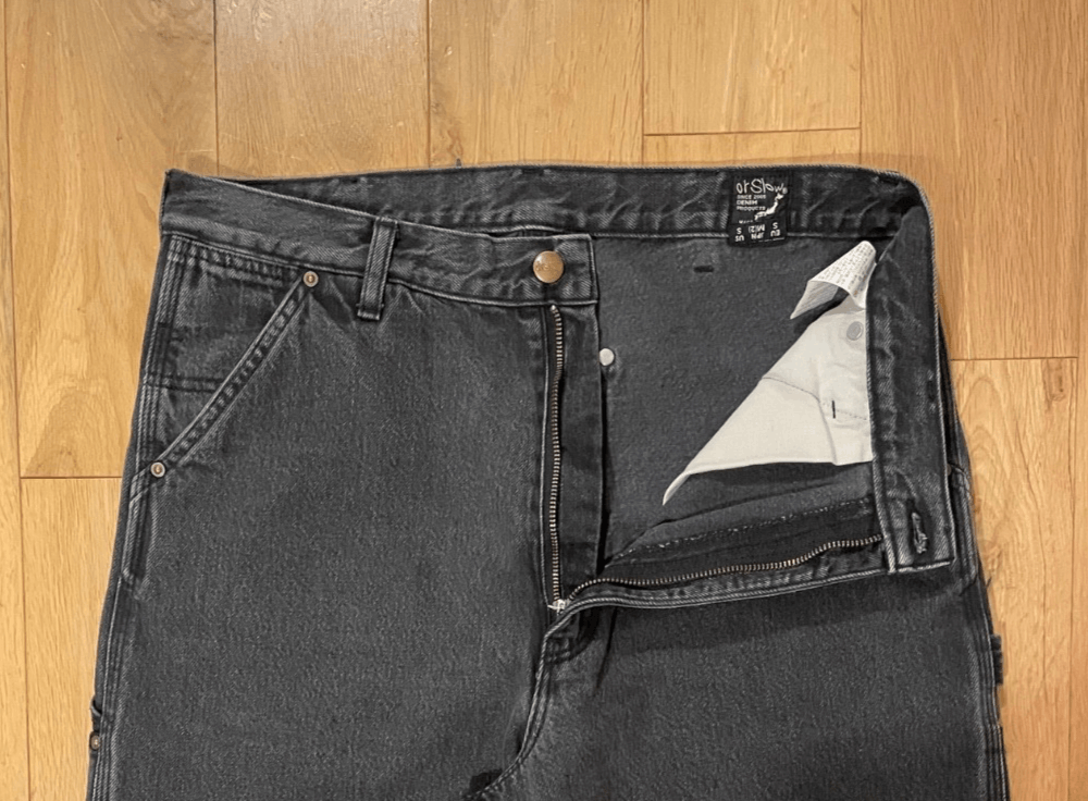 Orslow orSlow Dad's Fit Painter Pants Black Stone Denim Size 2 Size US 32 / EU 48 - 4 Thumbnail