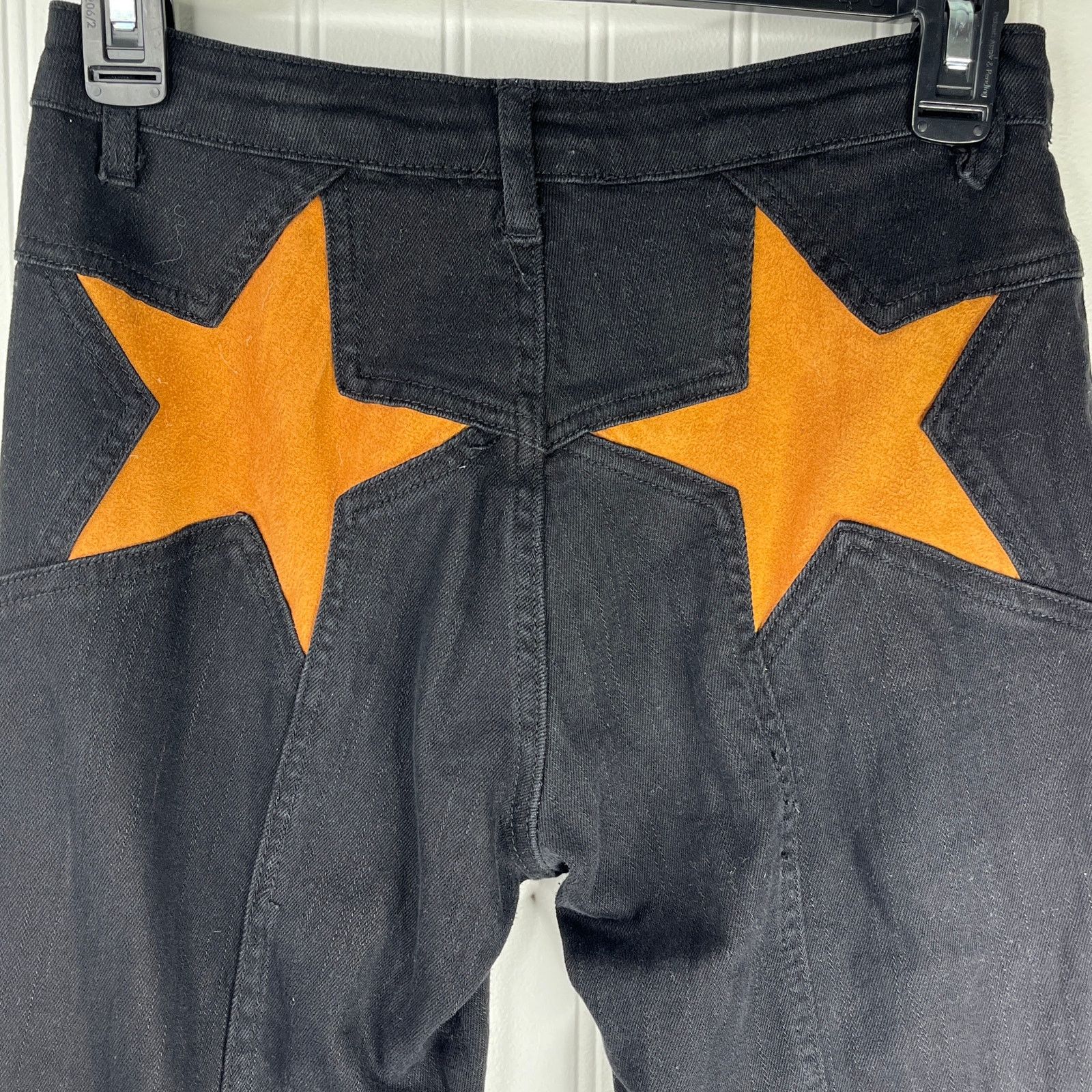 Other Saints + Hearts Star Patch Western Gypsy Flare Jean Denim Size 27" / US 4 / IT 40 - 6 Thumbnail