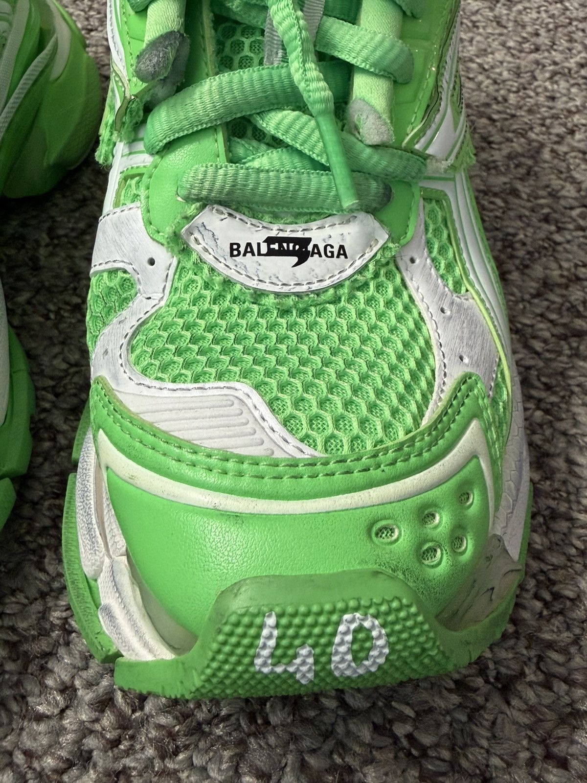 Balenciaga Balenciaga Runner Green Size US 7 / EU 40 - 7 Thumbnail