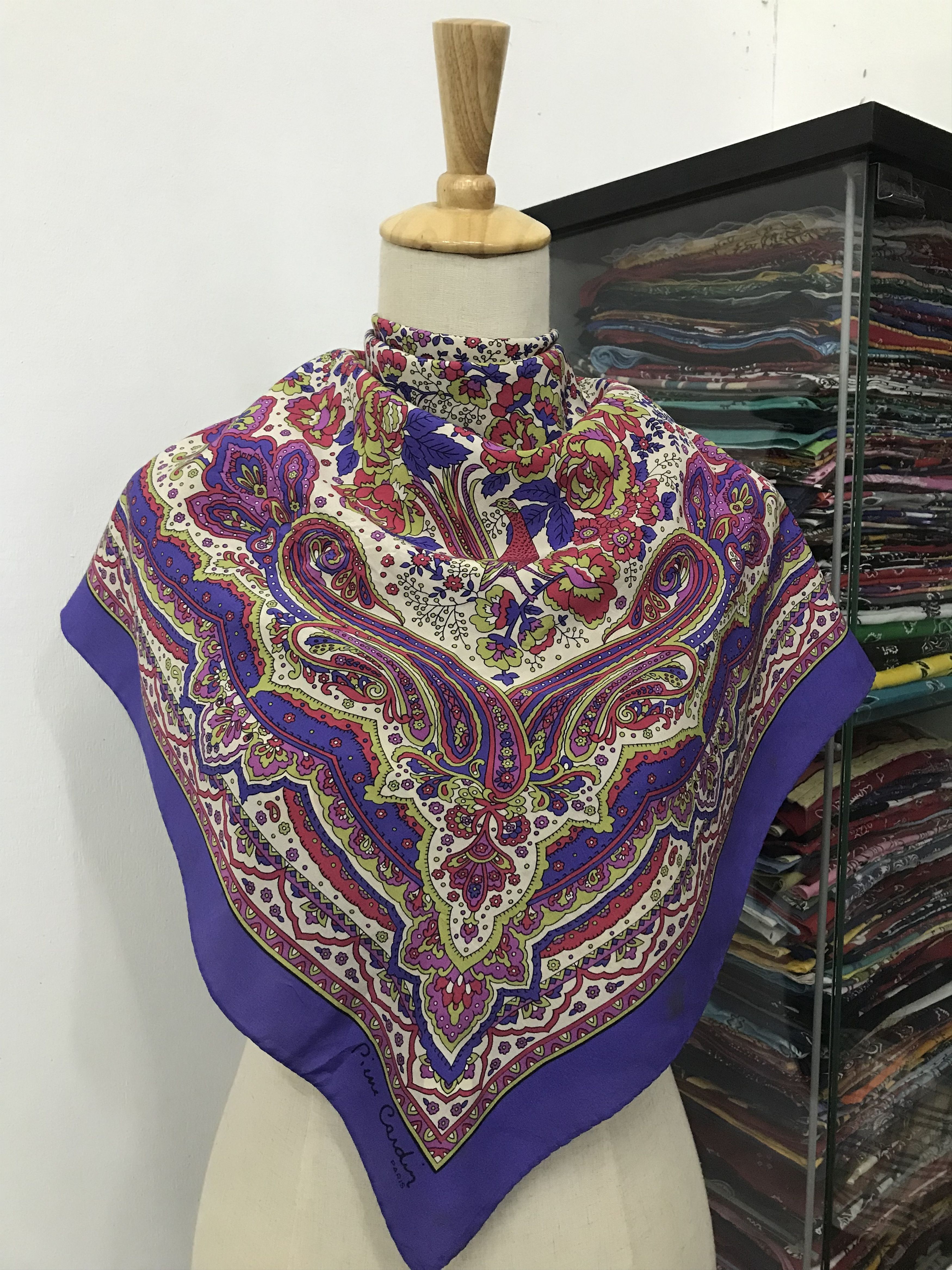 Pierre Cardin Vintage Pierre Cardin Silk Scarf Size ONE SIZE - 1 Thumbnail