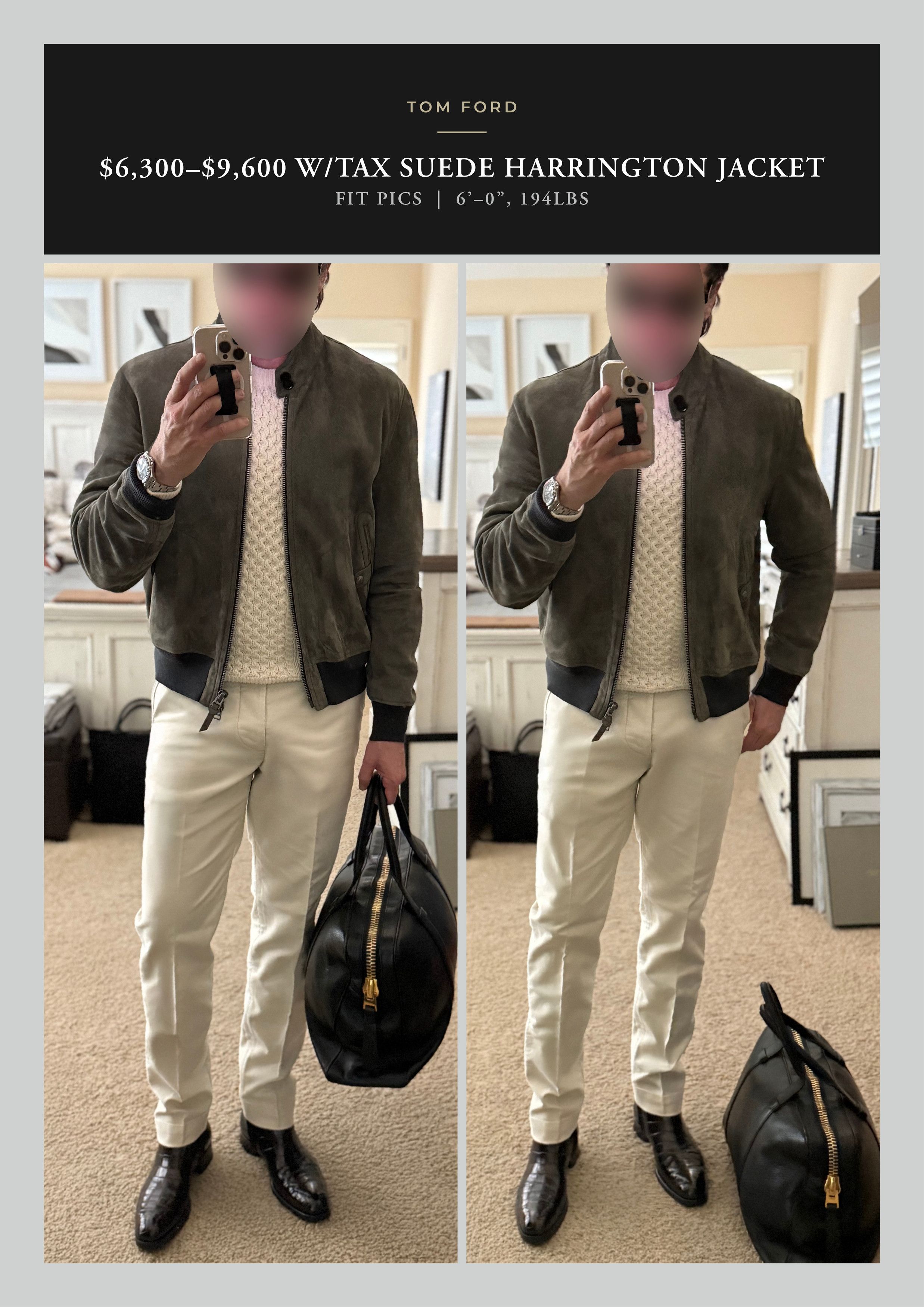 Tom Ford Fits 52, Coveted Rare $6,300 w/tax TOM FORD Suede Jacket, Size US XL / EU 56 / 4 - 2 Thumbnail