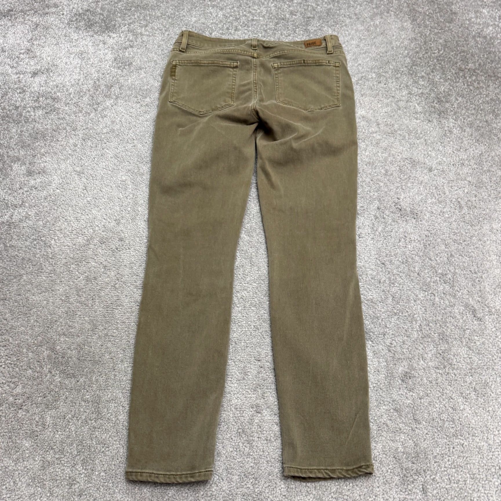 Paige Paige Verdugo Jeans Womens 30 Green Mid Rise Skinny Stretch Denim Casual City Outdoor 90s Mens Womens Girls? Size 30" / US 8 / IT 44 - 2 Thumbnail