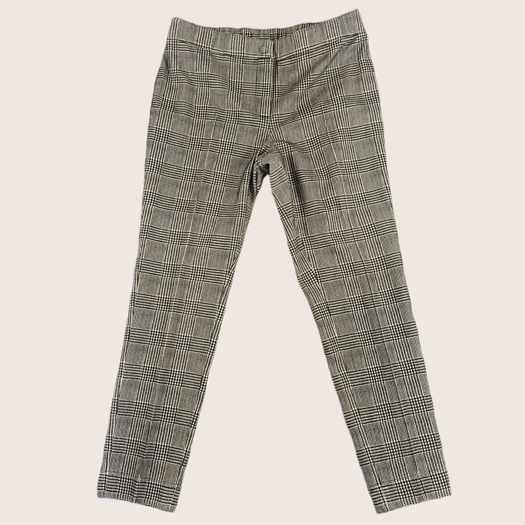 Akris Akris Punto Pants Womens 10 Gray Plaid Tapered Ankle Dress Trousers Work Size 32" / US 10 / IT 46 - 1 Thumbnail