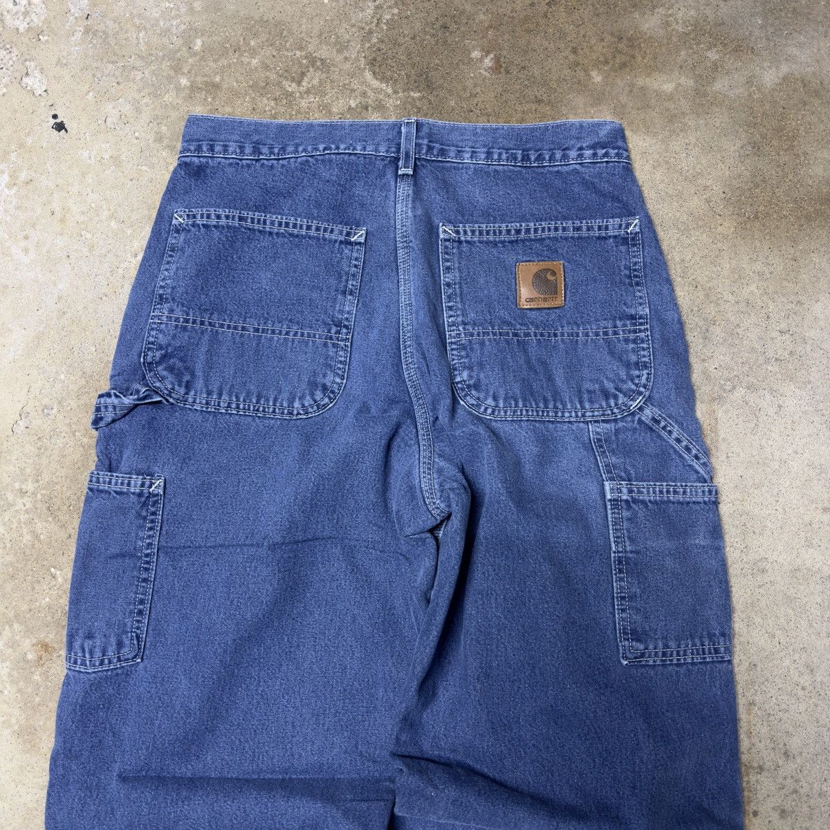 Carhartt VINTAGE CARHARTT CARPENTER BLANKET LINED DENIM WORK JEANS 29 Size US 29 - 8 Thumbnail