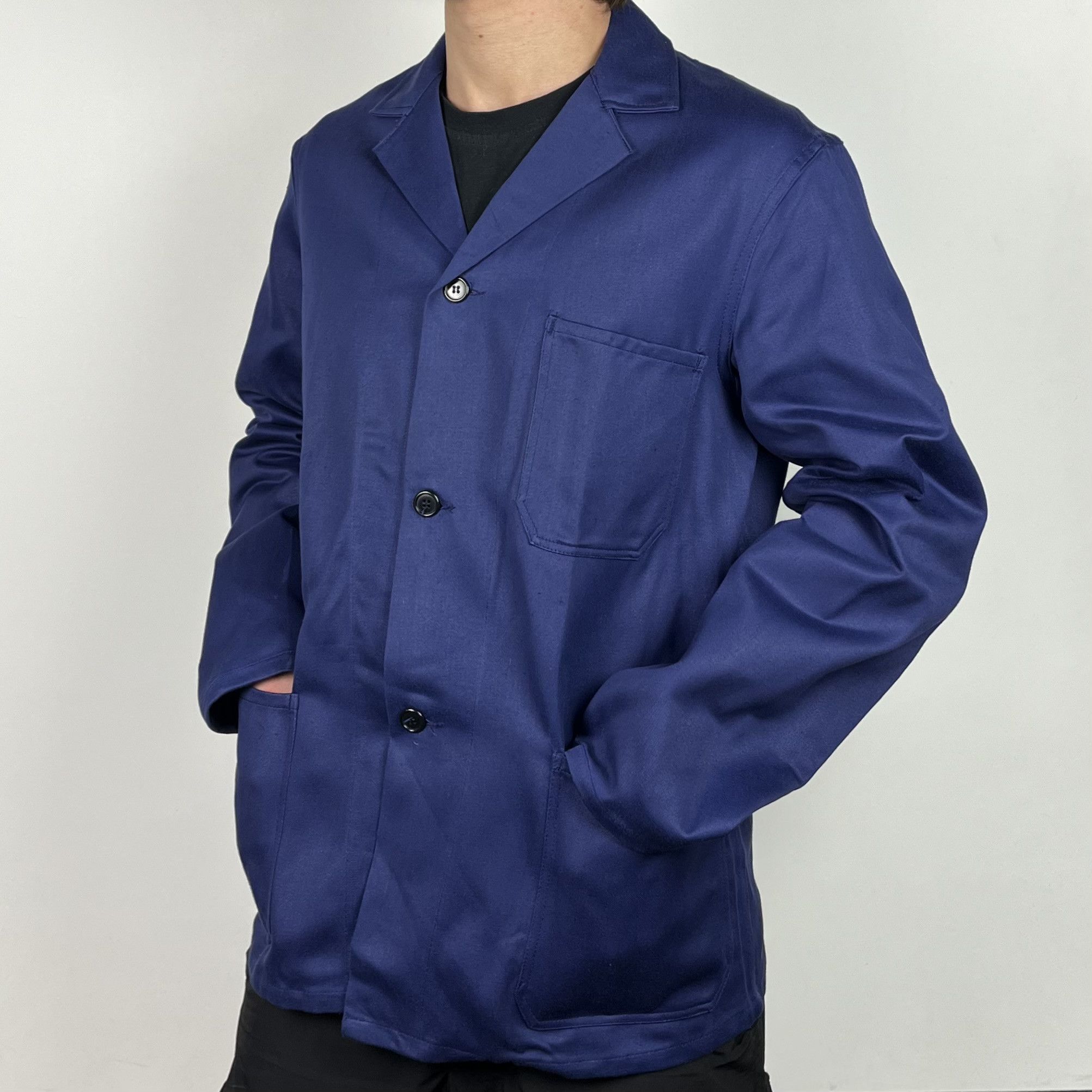 Le Laboureur Vintage Sanfor 3-Pocket French Work Jacket 80’s Size US M / EU 48-50 / 2 - 2 Thumbnail
