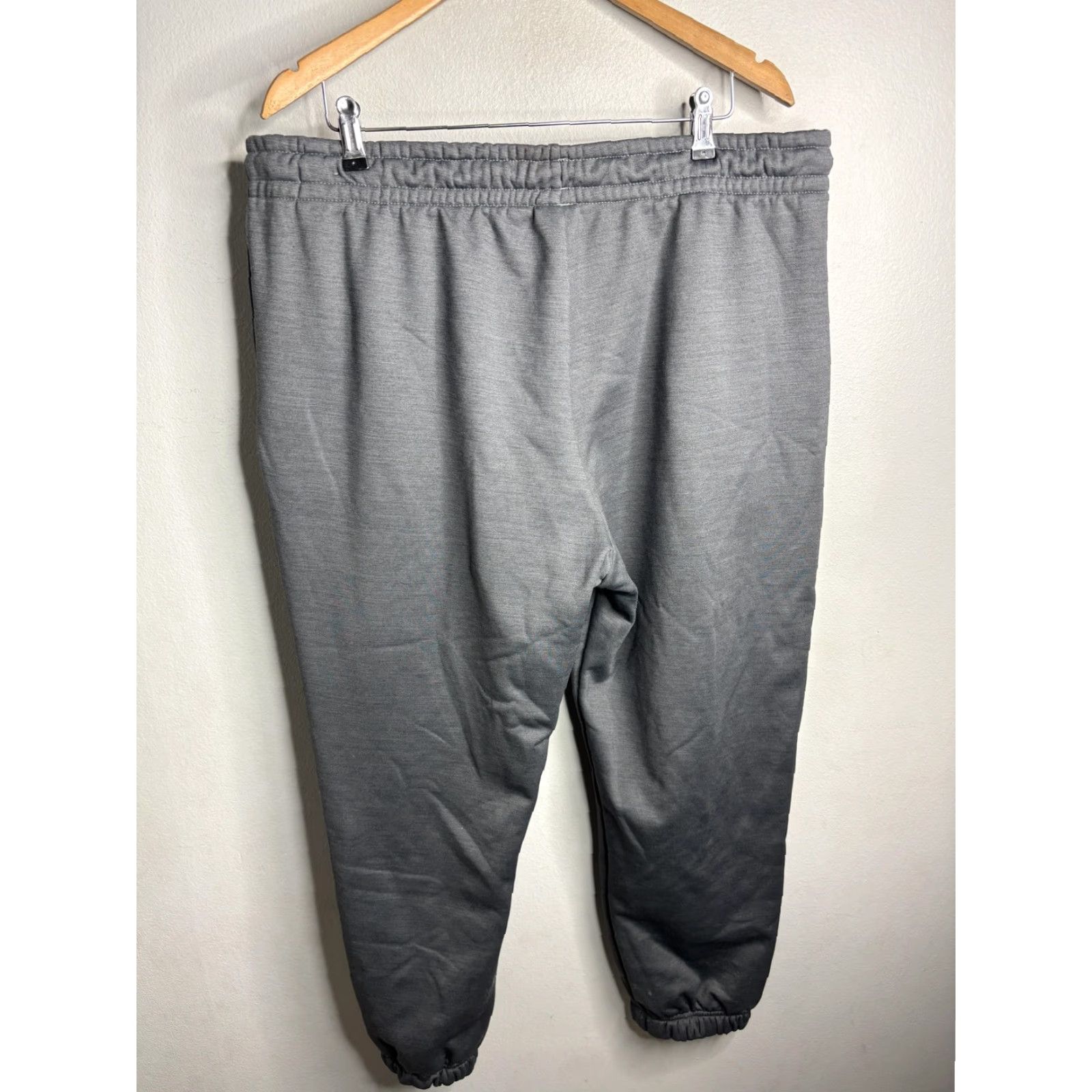 Nike Nike Therma-FIT Pants Mens 2XL Gray Fleece Jogger Elastic Waist Pockets Cuffed Size US 39 - 6 Thumbnail