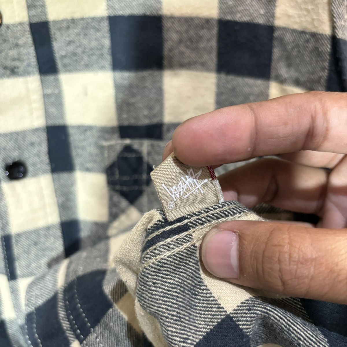 Stussy Stussy Troops Check Flannel Shirt double pocket Size US L / EU 52-54 / 3 - 6 Thumbnail