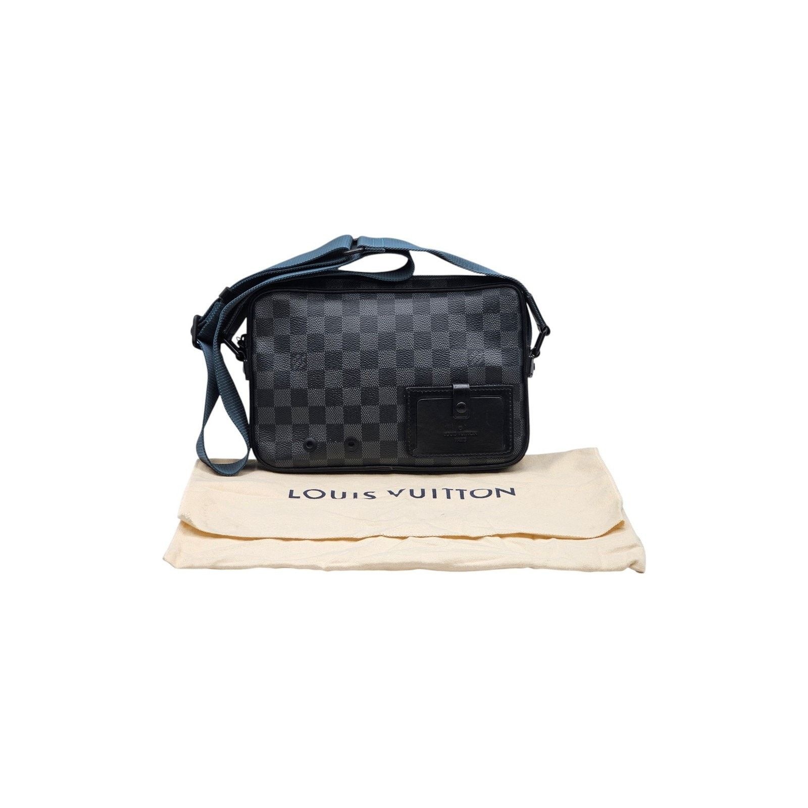 Louis Vuitton Damier Graphite Canvas Men's Crossbody Messenger Bag Black Size ONE SIZE - 2 Thumbnail