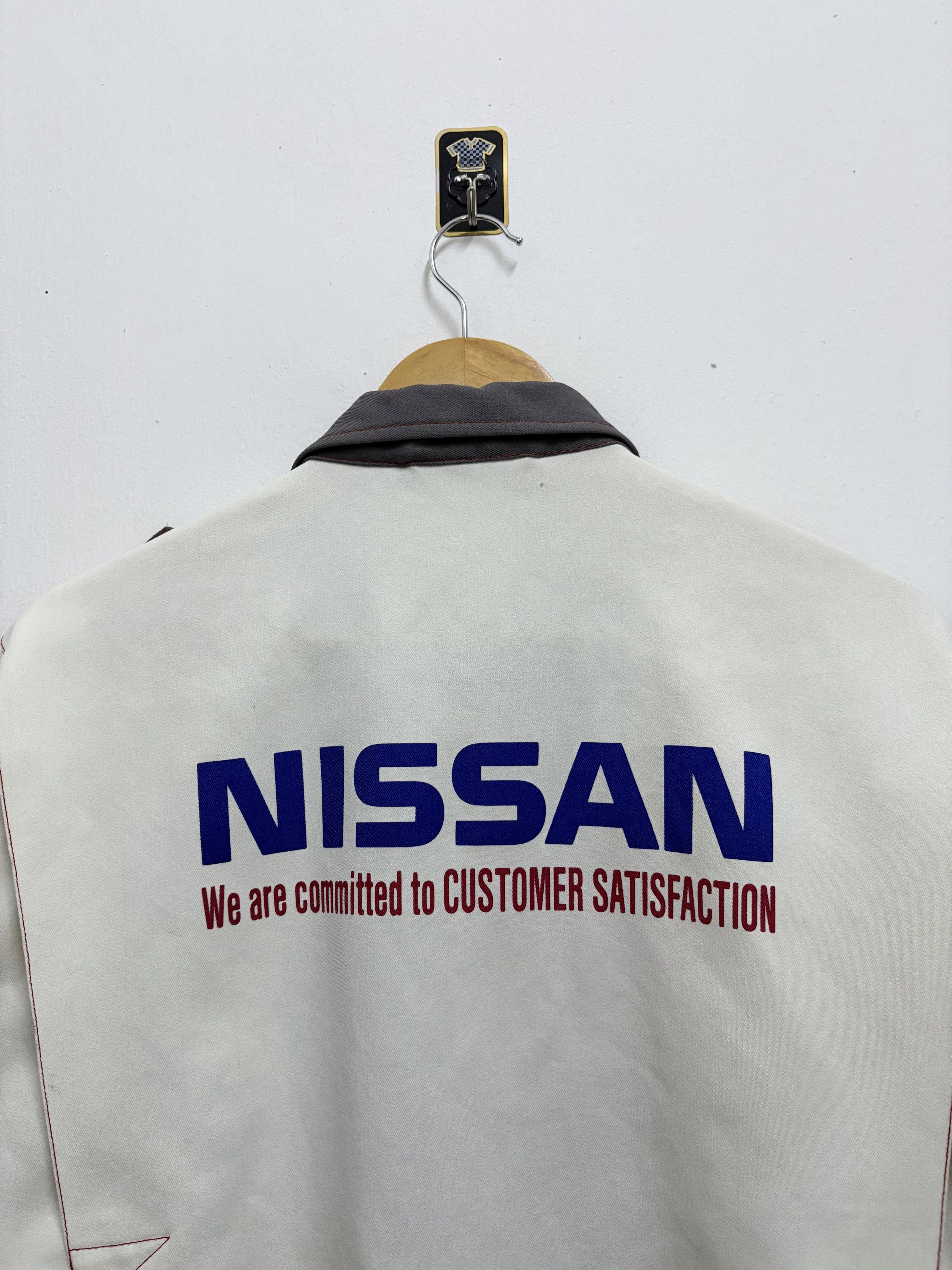 Japanese Brand × Vintage Vintage 90's Nissan Work Wear Retro " Staff " Lights Jacket Size US L / EU 52-54 / 3 - 3 Thumbnail