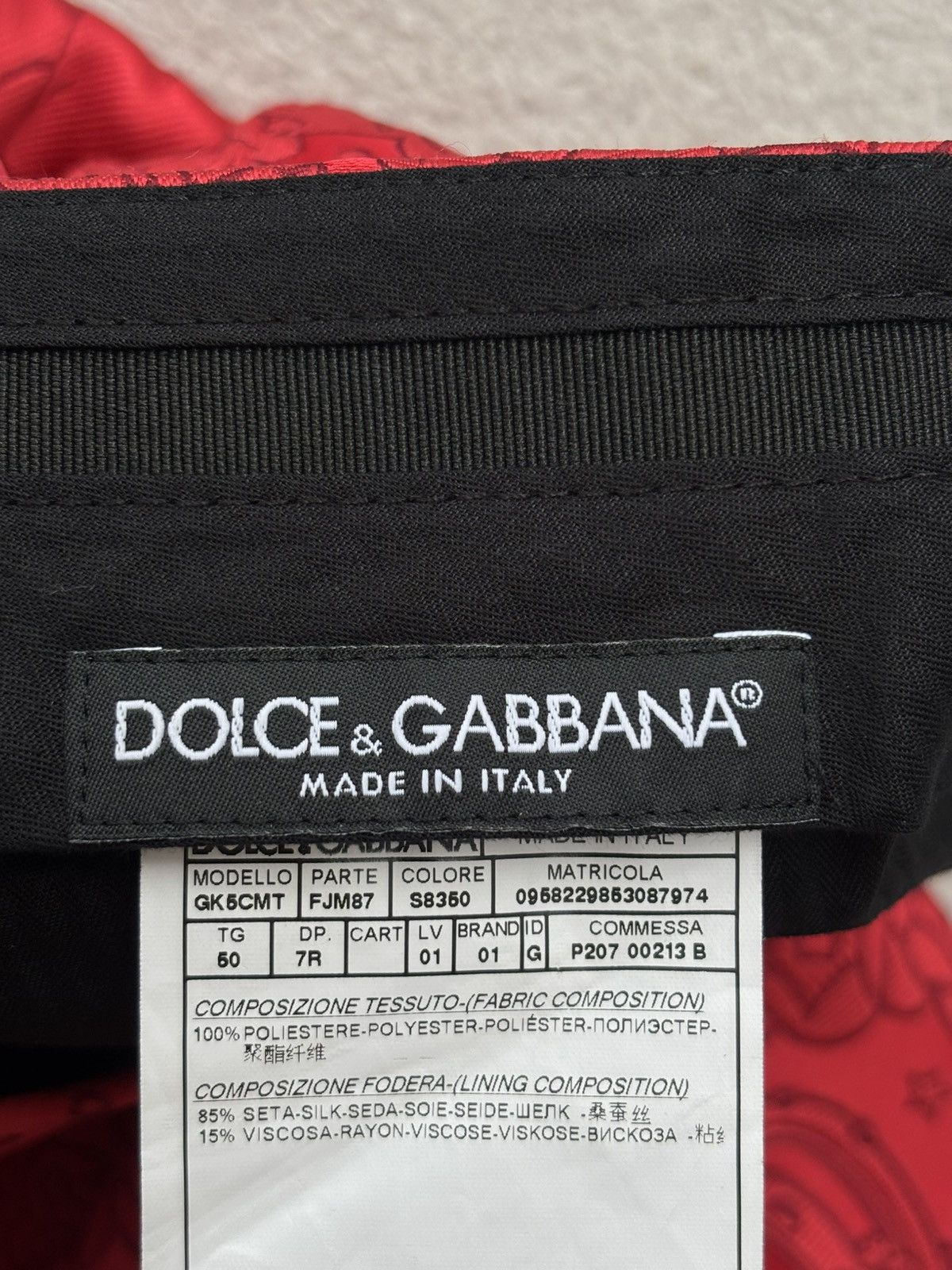 Dolce & Gabbana F/W 2018- Dolce and Gabbana- Runway- 3-Piece Sicilia Suit Size US M / EU 48-50 / 2 - 15 Thumbnail