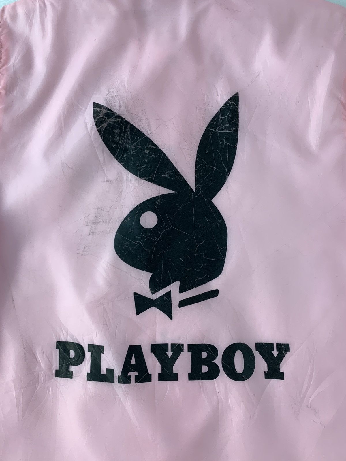 Playboy 90s Playboy Big Bunny Head Logo Windbreakers Jacket Size M / US 6-8 / IT 42-44 - 5 Thumbnail